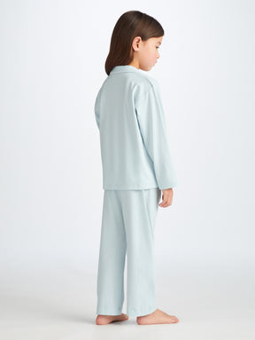 Kids' Pyjamas Basel Micro Modal Stretch Ice Blue