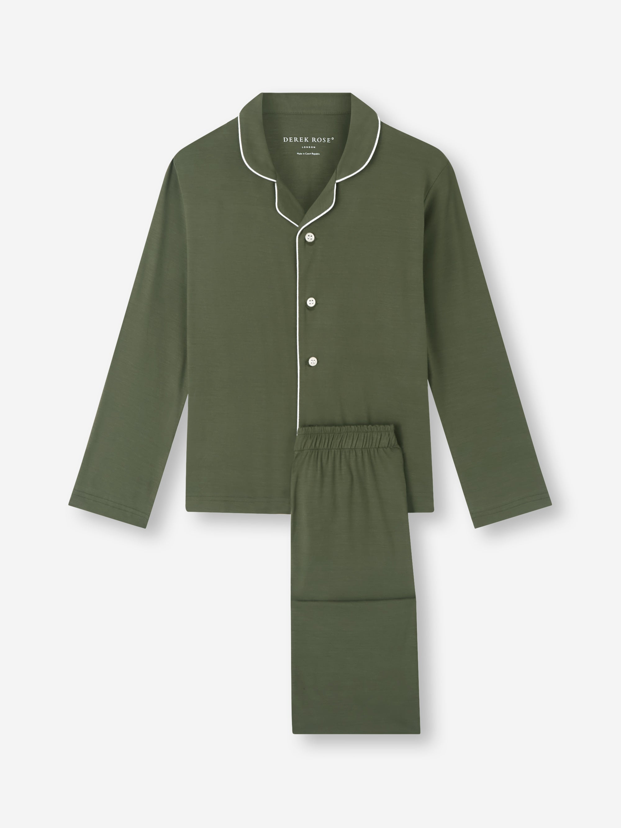 Kids' Pyjamas Basel Micro Modal Stretch Evergreen