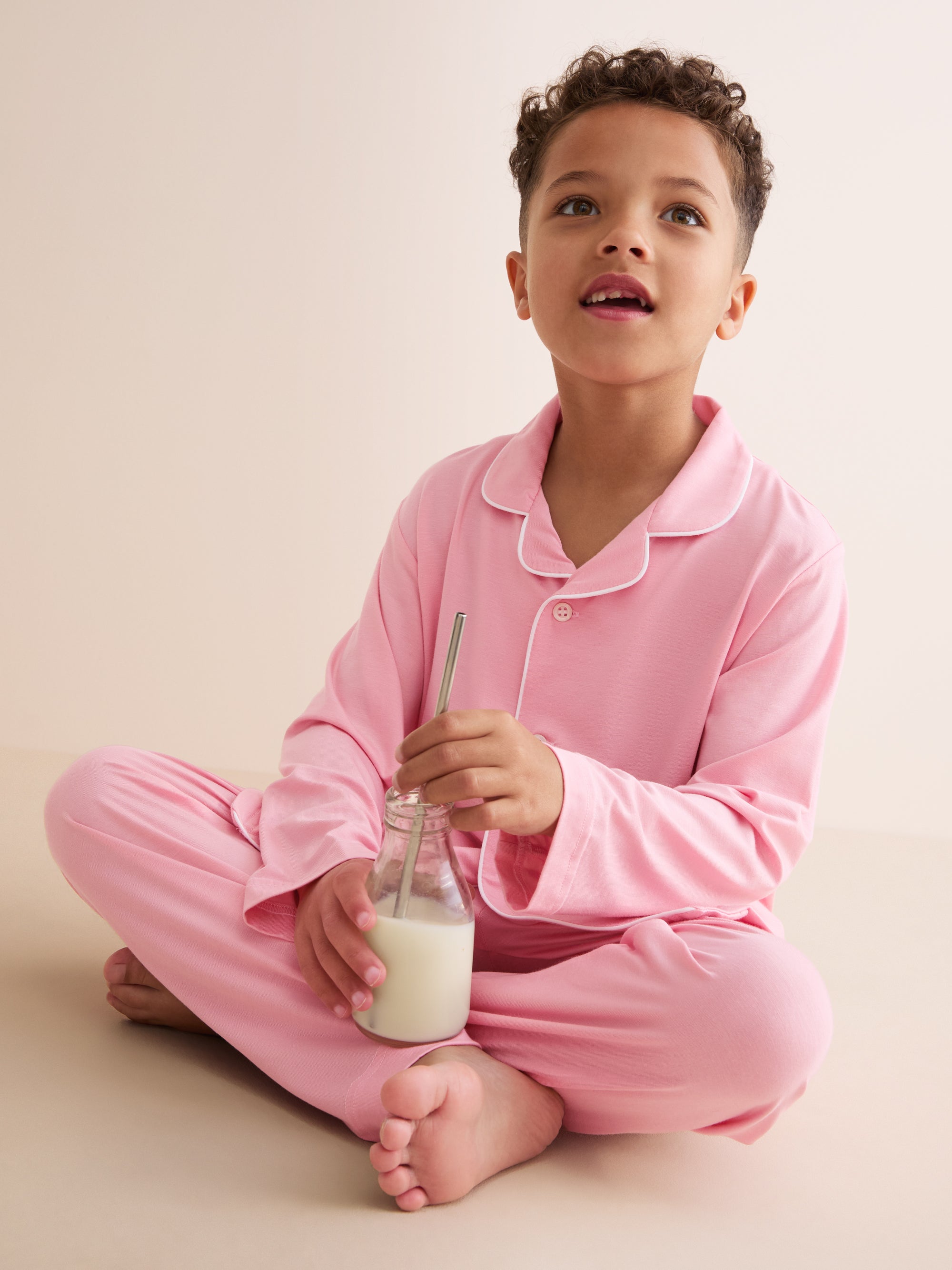 Kids' Pyjamas Lara Micro Modal Stretch Ballet Pink