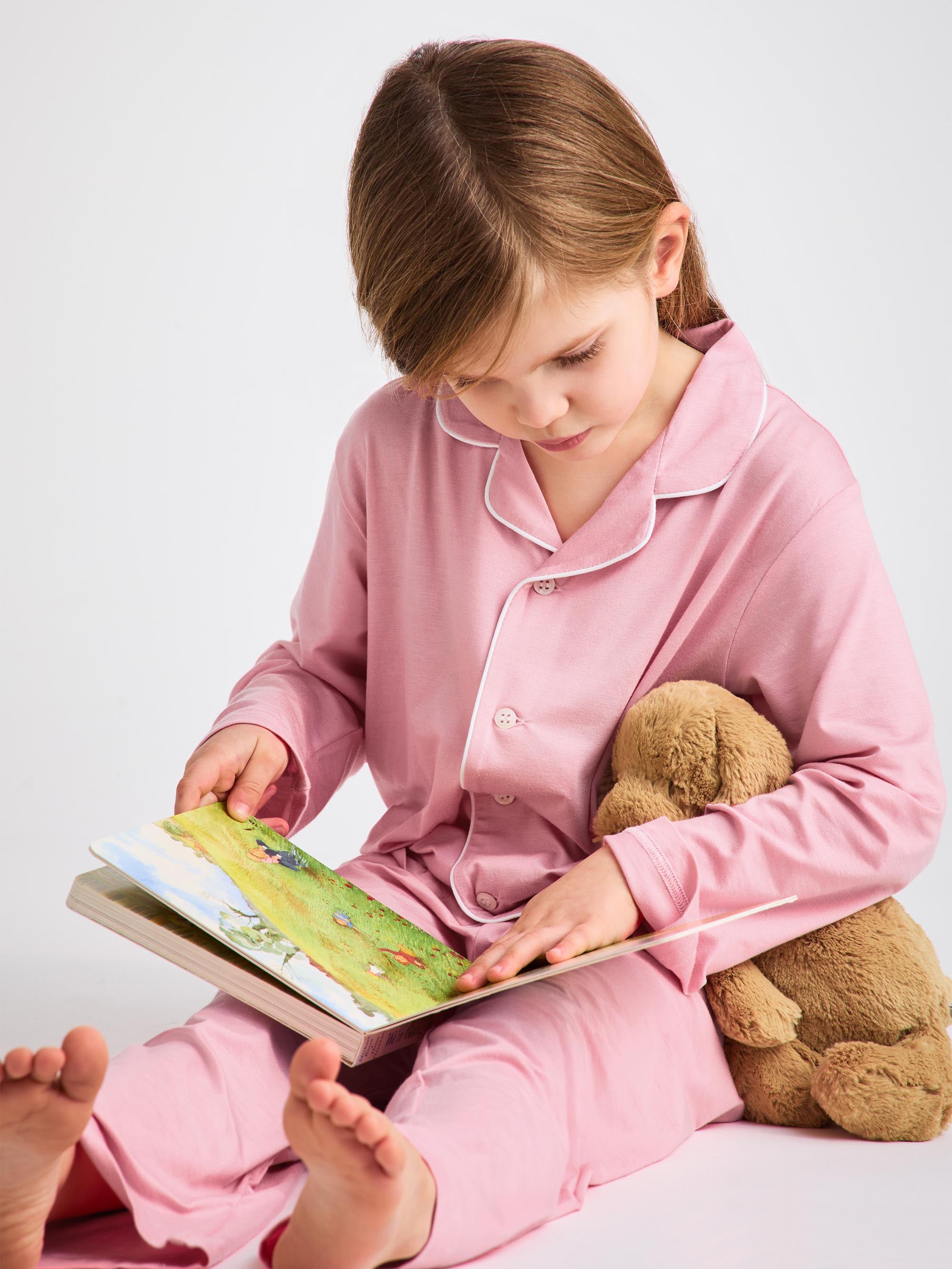 Kids' Pyjamas Lara Micro Modal Stretch Ballet Pink