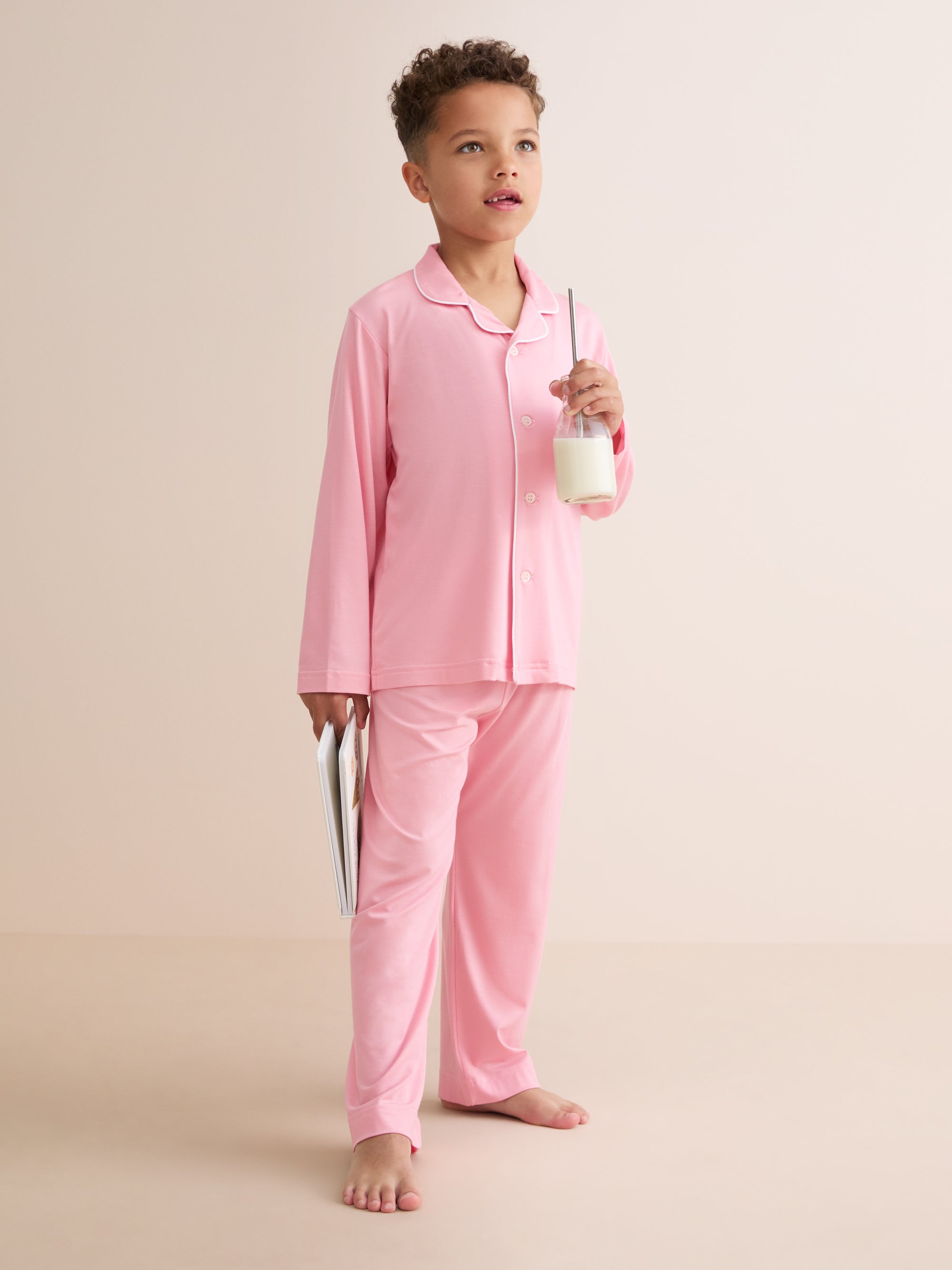 Kids' Pyjamas Lara Micro Modal Stretch Ballet Pink