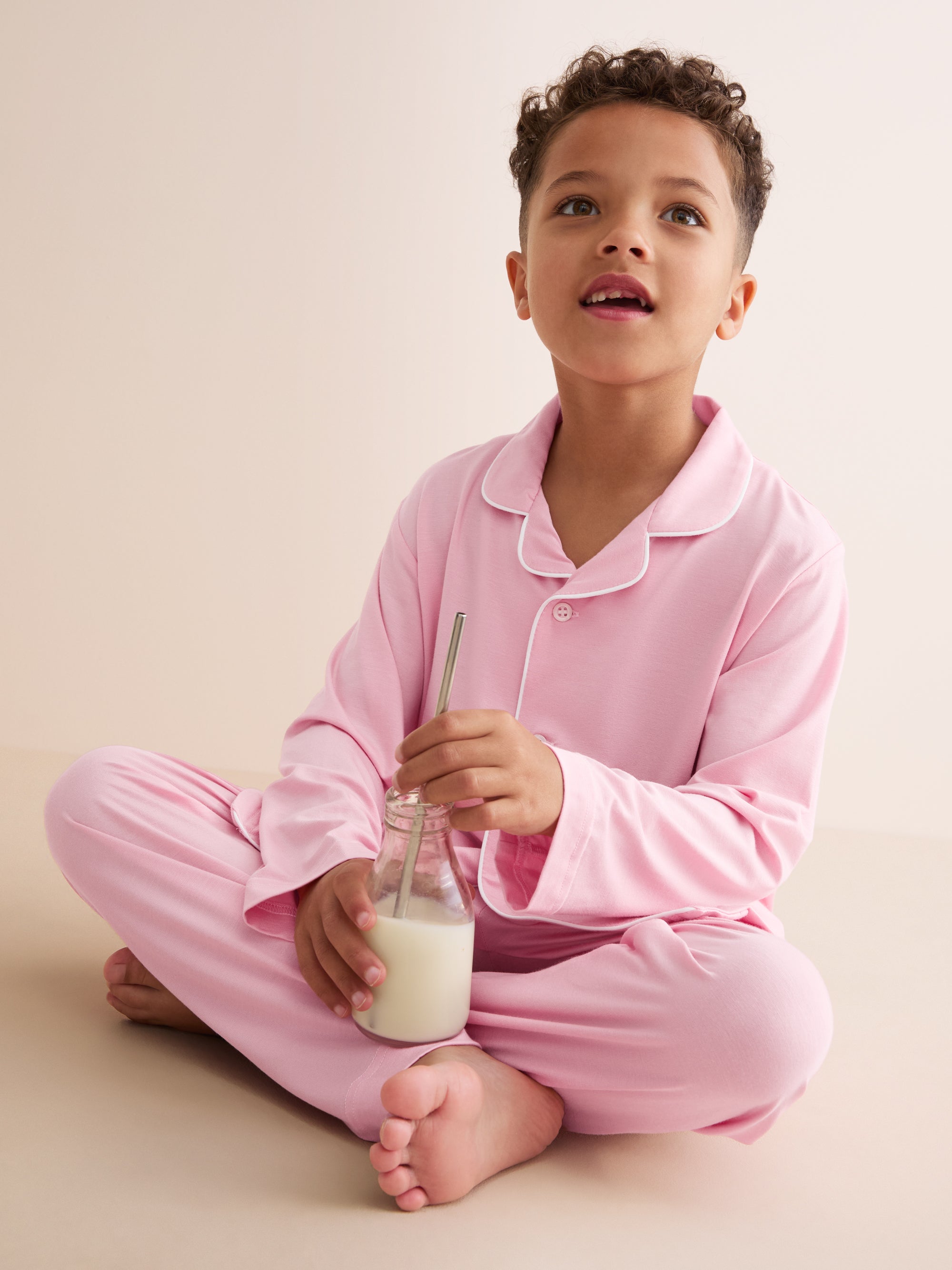 Kids' Pyjamas Lara Micro Modal Stretch Ballet Pink