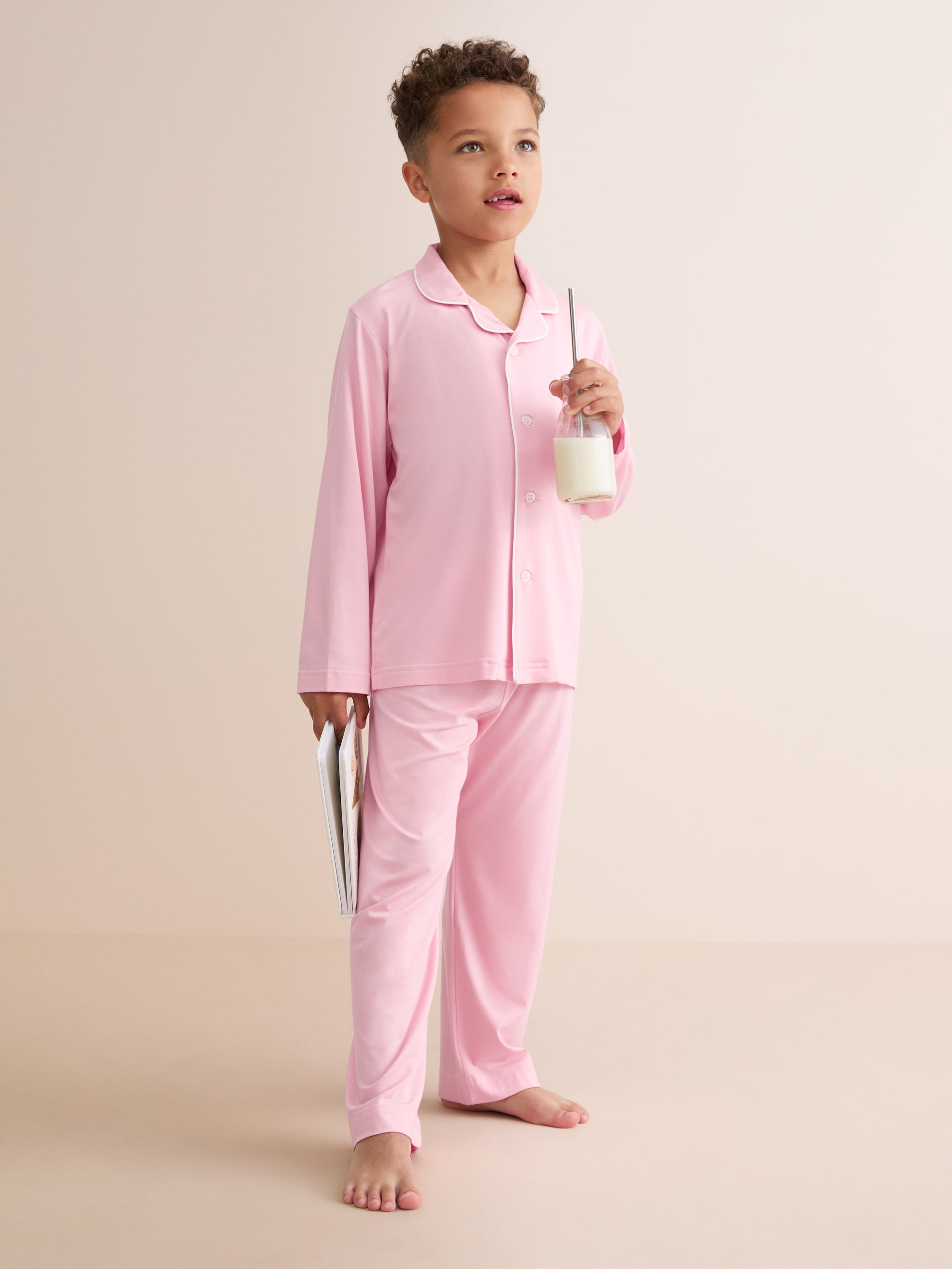 Kids' Pyjamas Lara Micro Modal Stretch Ballet Pink