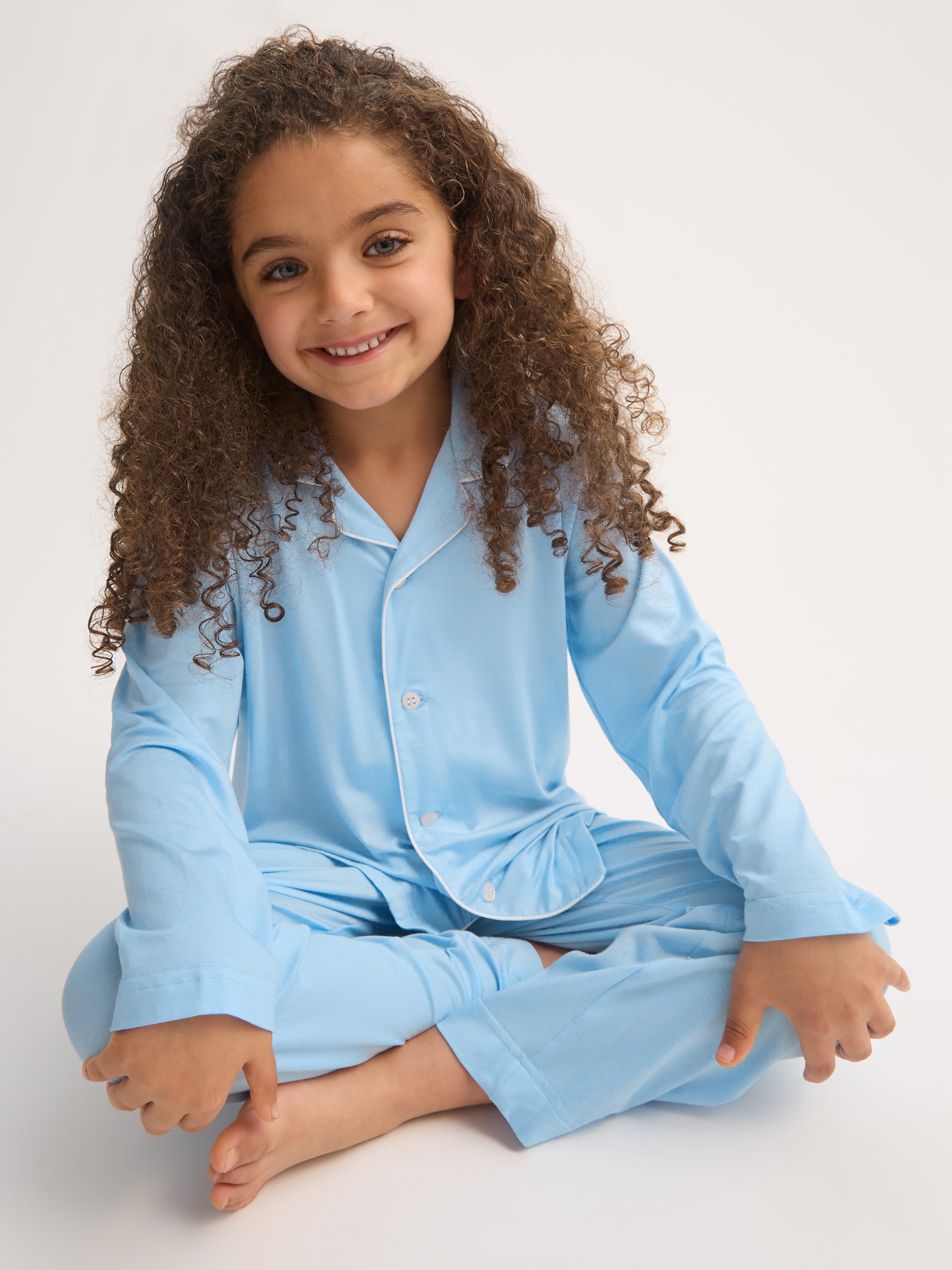 Kids' Pyjamas Lara Micro Modal Stretch Sky Blue