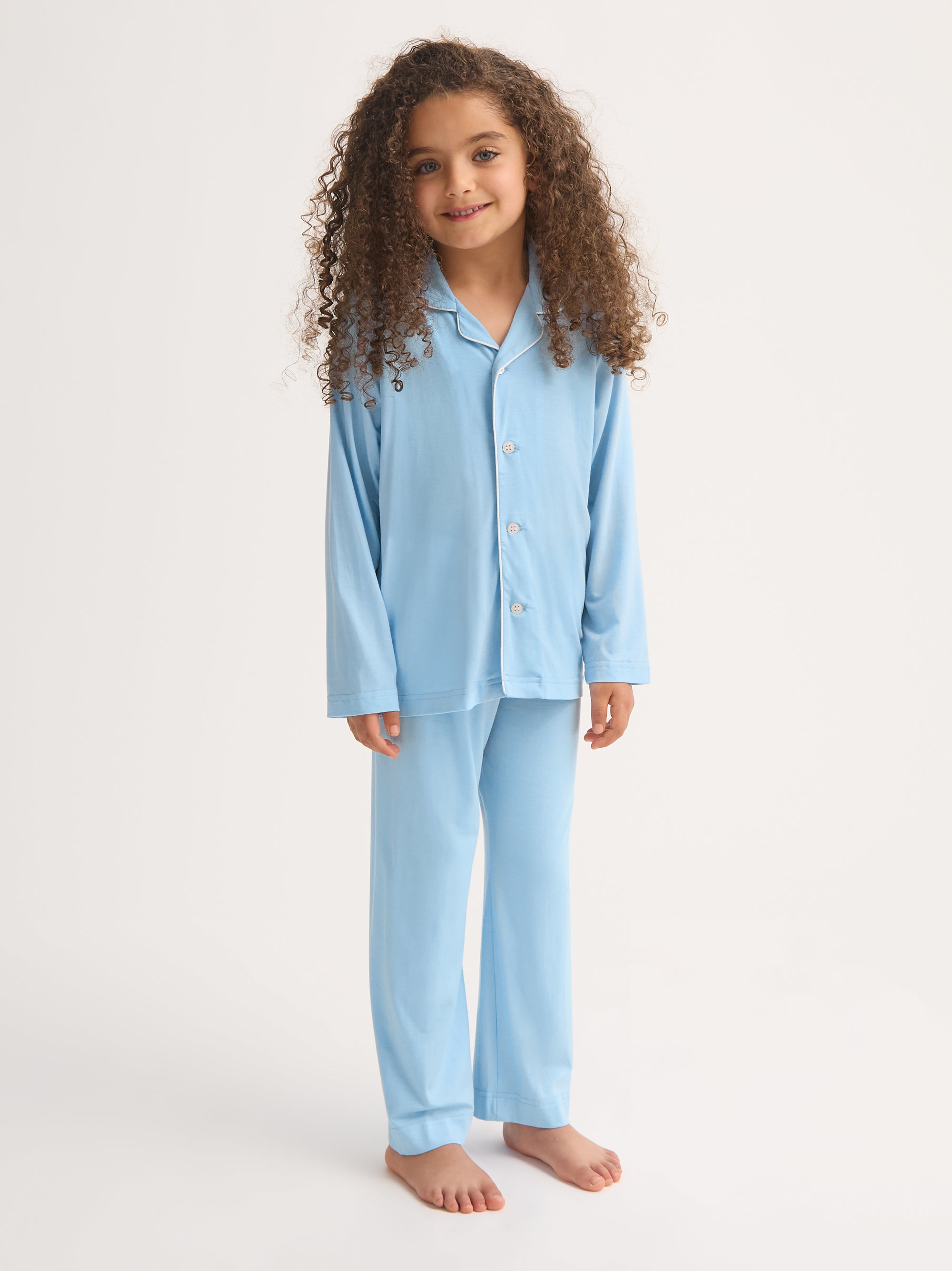 Kids' Pyjamas Lara Micro Modal Stretch Sky Blue