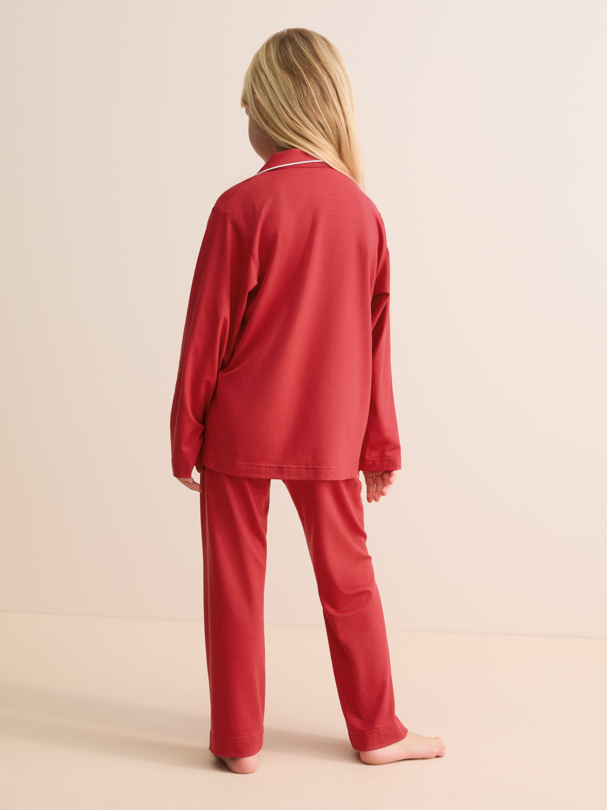 Kids' Pyjamas Lara Micro Modal Stretch Cherry Red