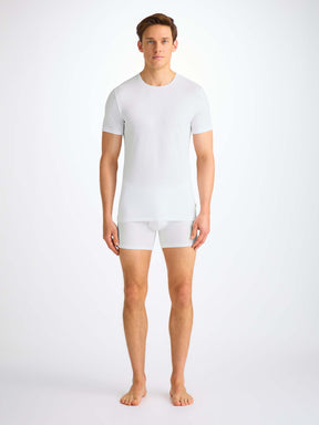 Men's Underwear T-Shirt Jack Pima Cotton Stretch White 