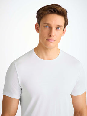 Men's Underwear T-Shirt Jack Pima Cotton Stretch White 