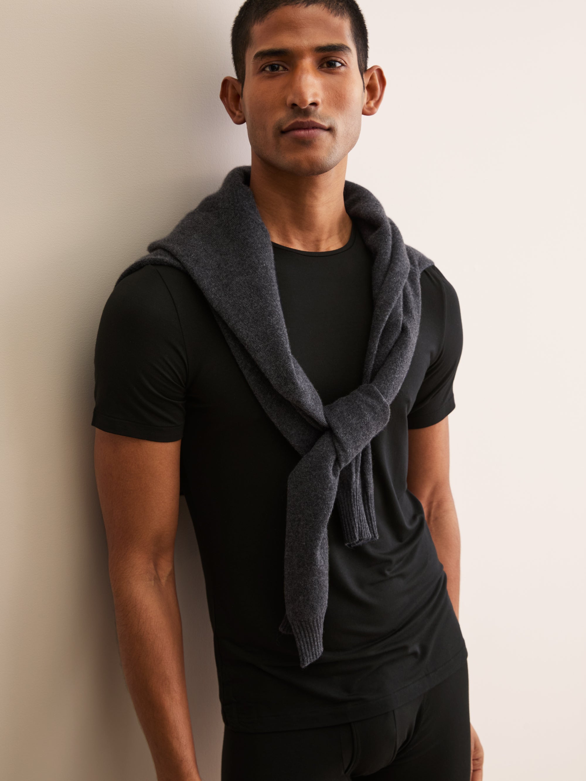 Men's Underwear T-Shirt Alex Micro Modal Stretch Black