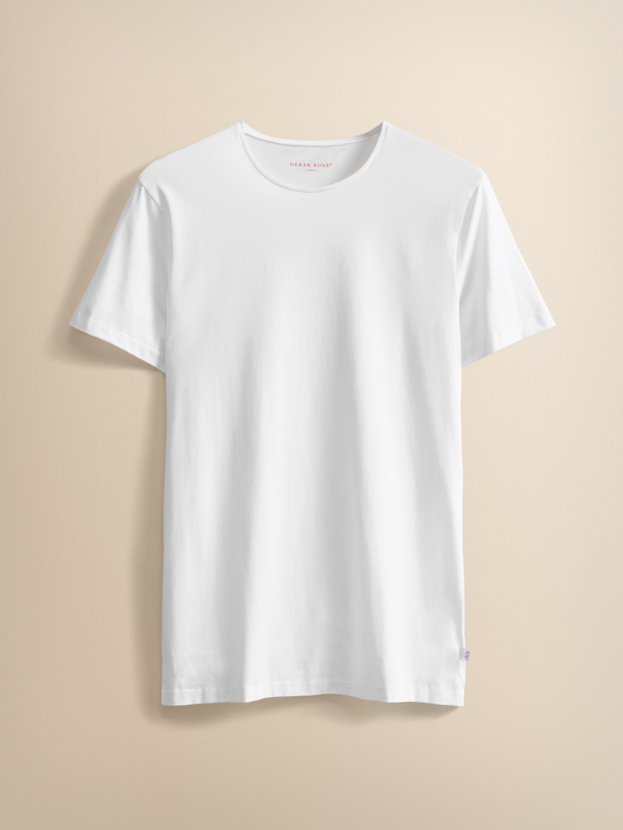 Men's Alex Micro Modal Crew Neck Undershirt White | Derek Rose