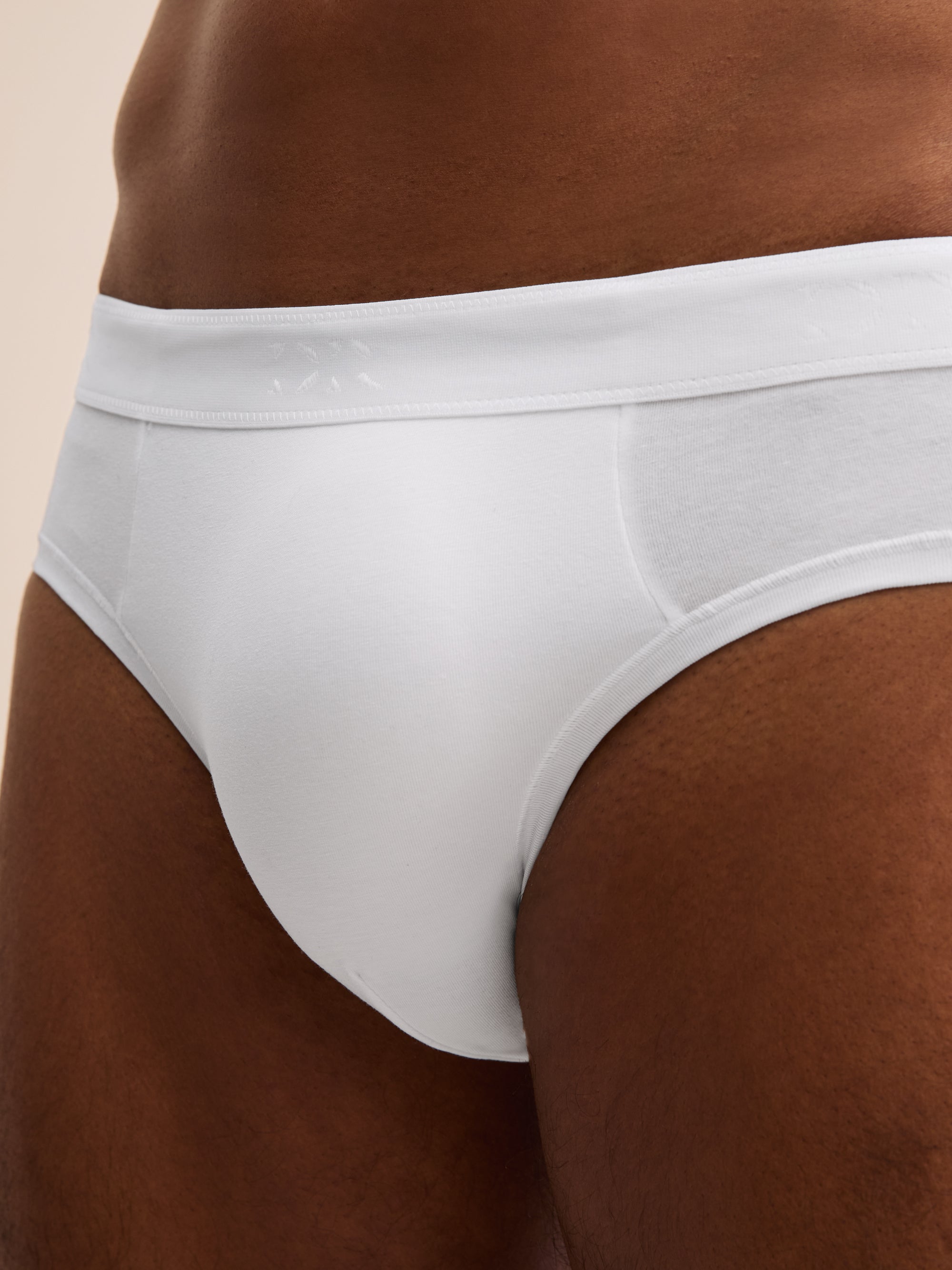 Men's Briefs Jack Pima Cotton Stretch White