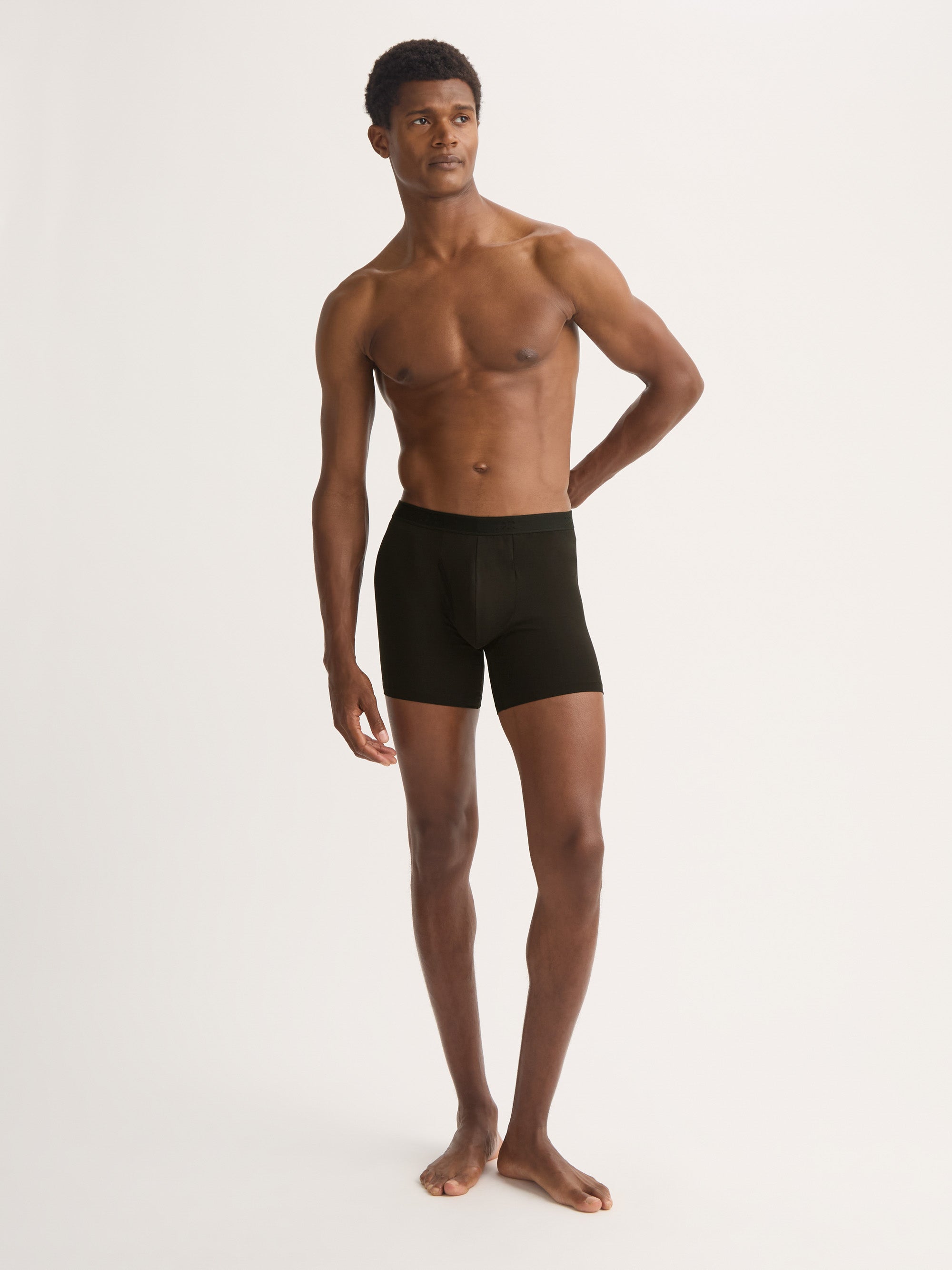 Men's Trunks Jack Pima Cotton Stretch Black