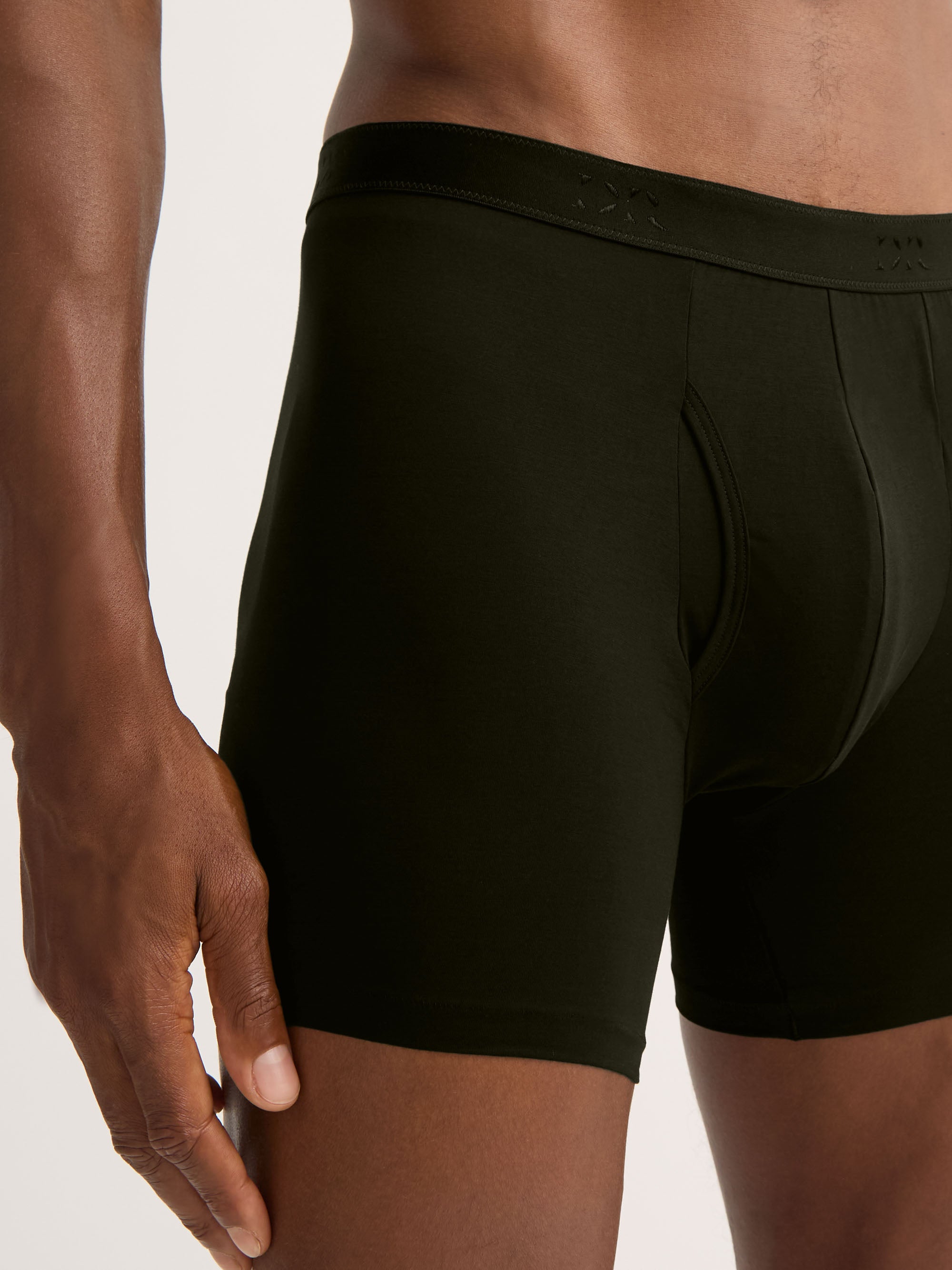 Men's Trunks Jack Pima Cotton Stretch Black
