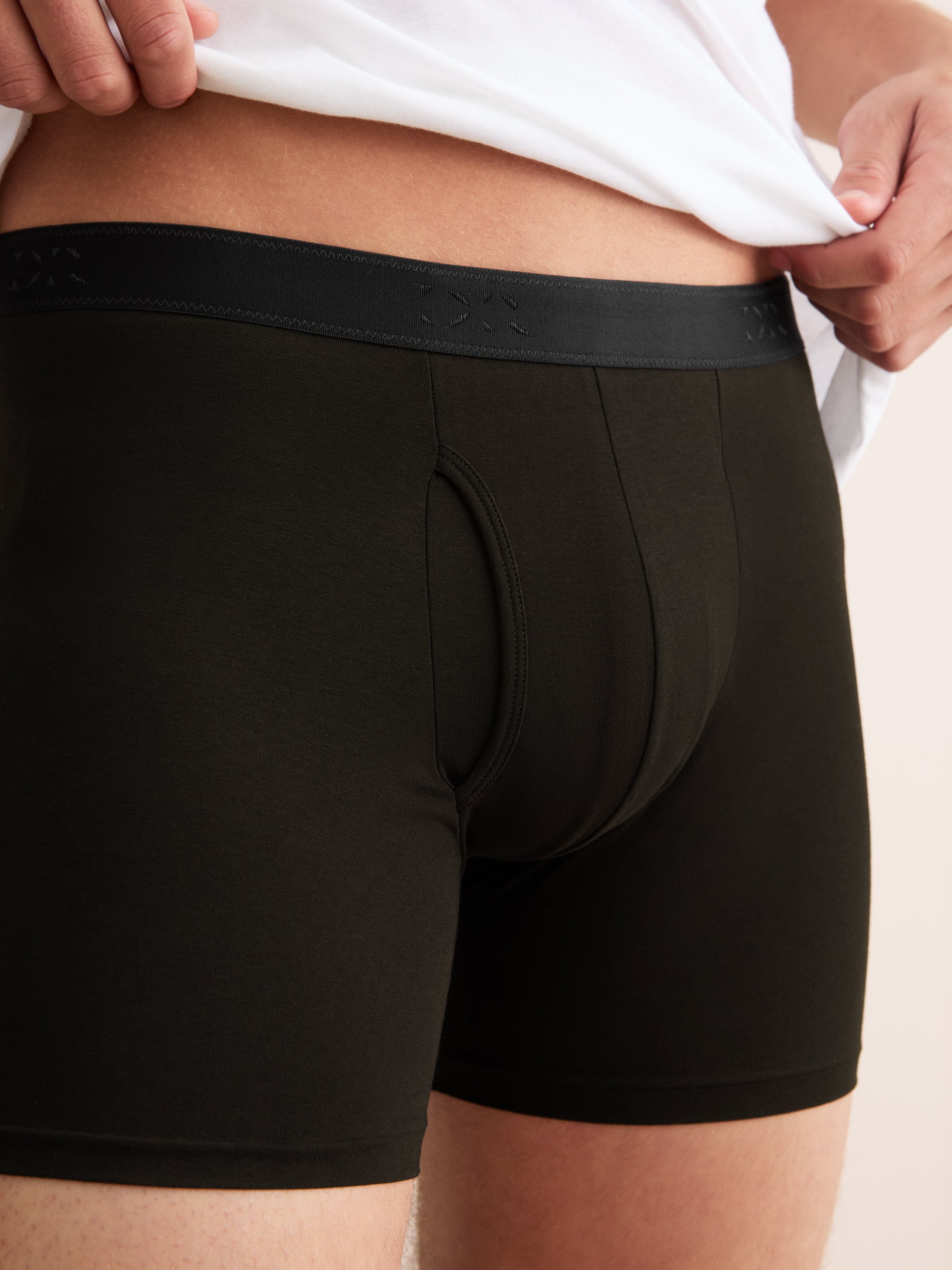 Men's Trunks Jack Pima Cotton Stretch Black