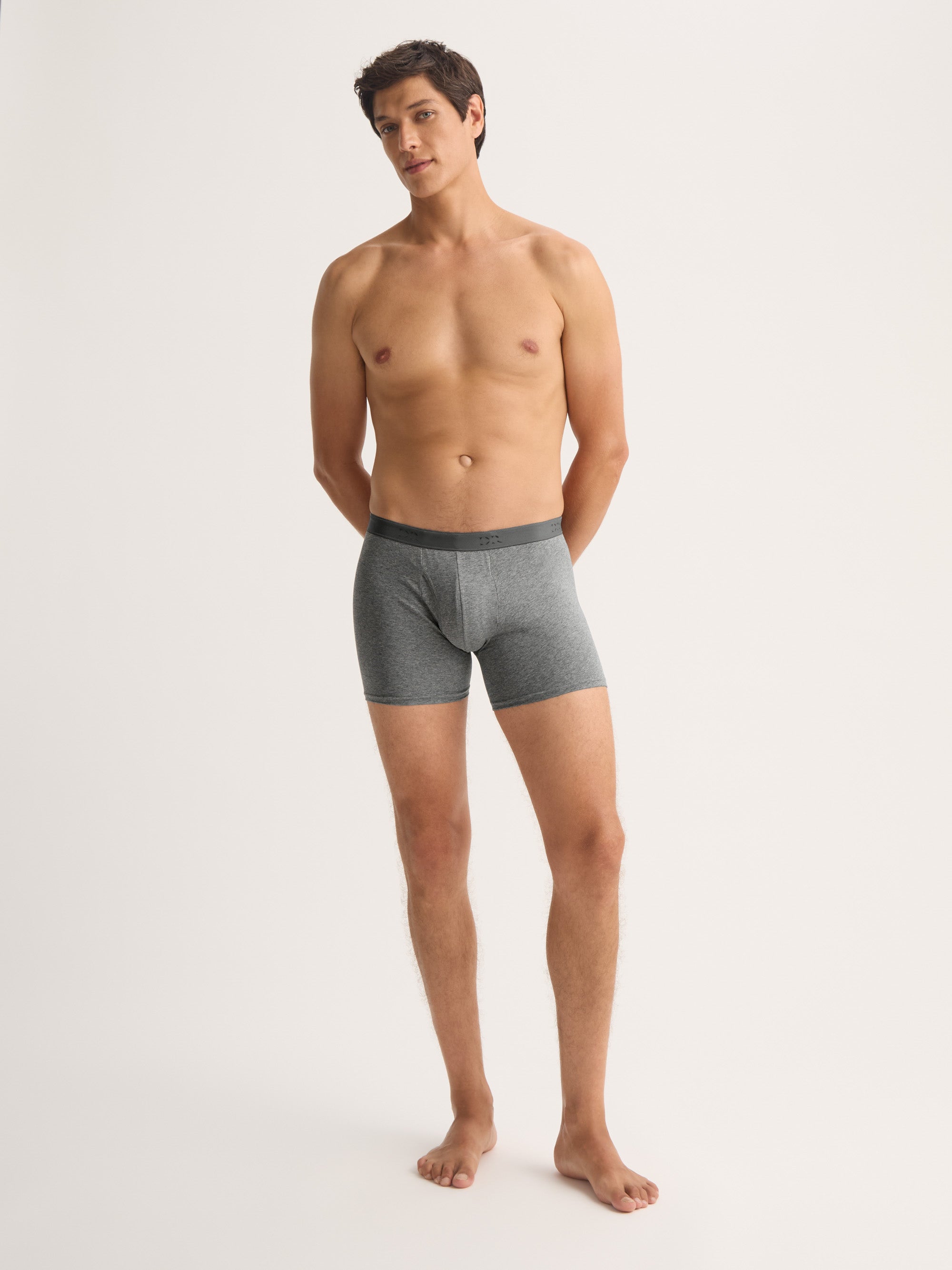 Men's Trunks Jack Pima Cotton Stretch Charcoal
