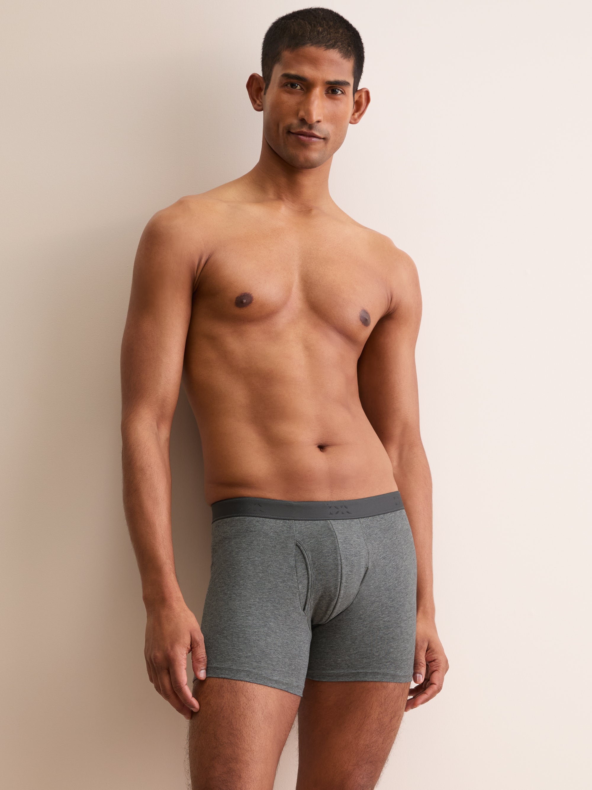 Men's Trunks Jack Pima Cotton Stretch Charcoal