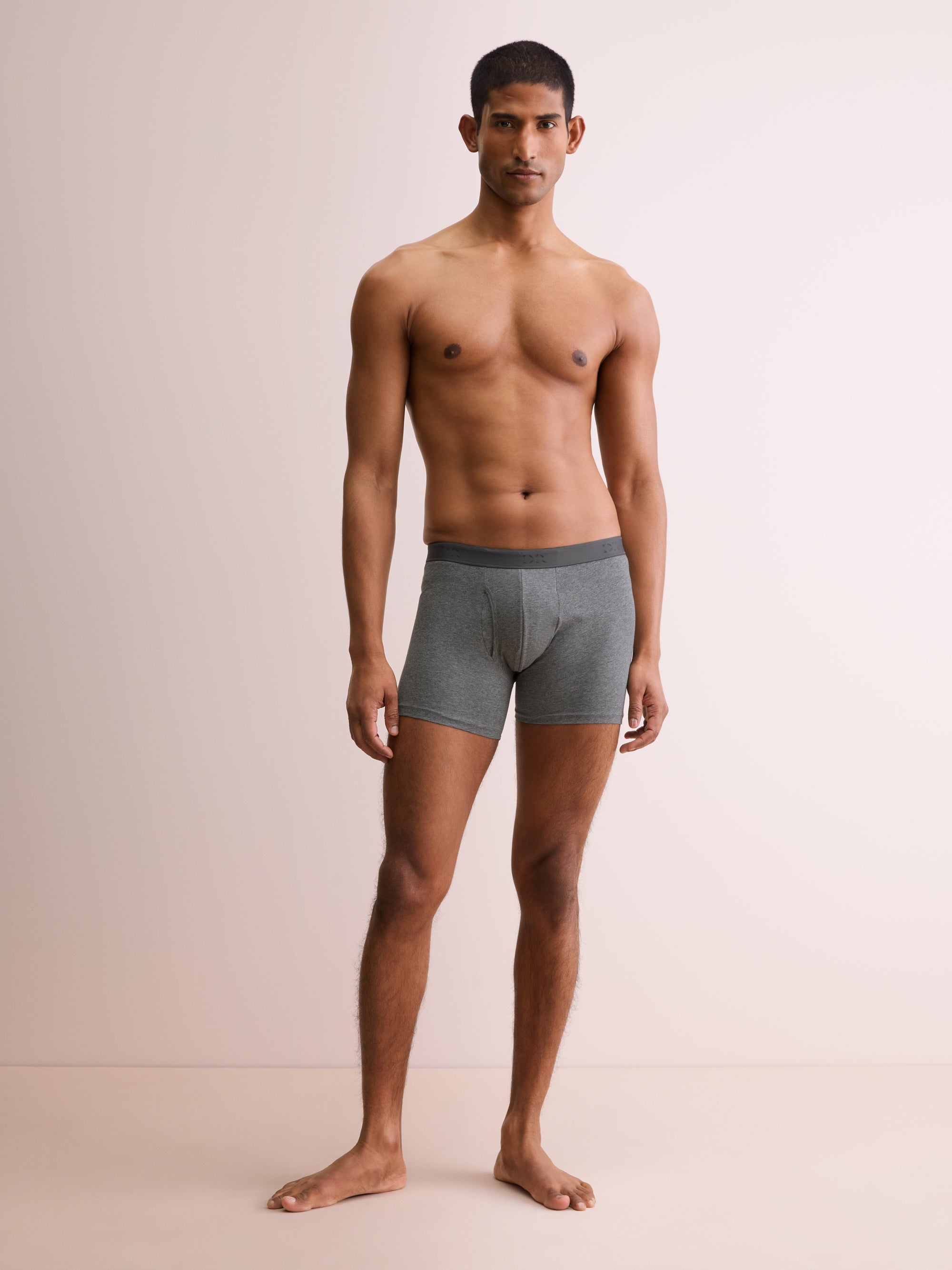 Men's Trunks Jack Pima Cotton Stretch Charcoal