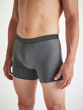 Men's Trunks Jack Pima Cotton Stretch Charcoal