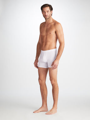 Men's Trunks Jack Pima Cotton Stretch White