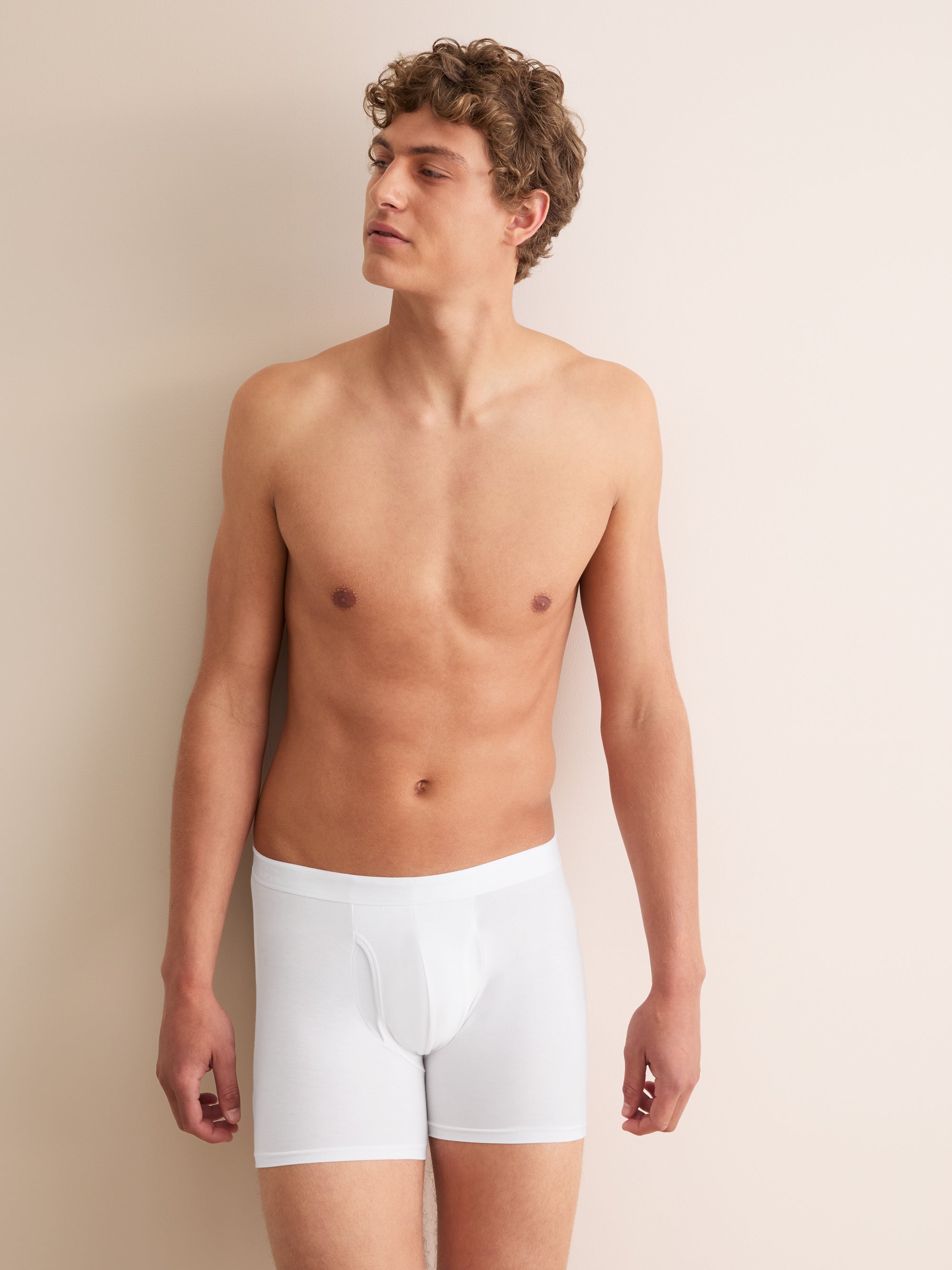 Men's Trunks Alex Micro Modal Stretch White