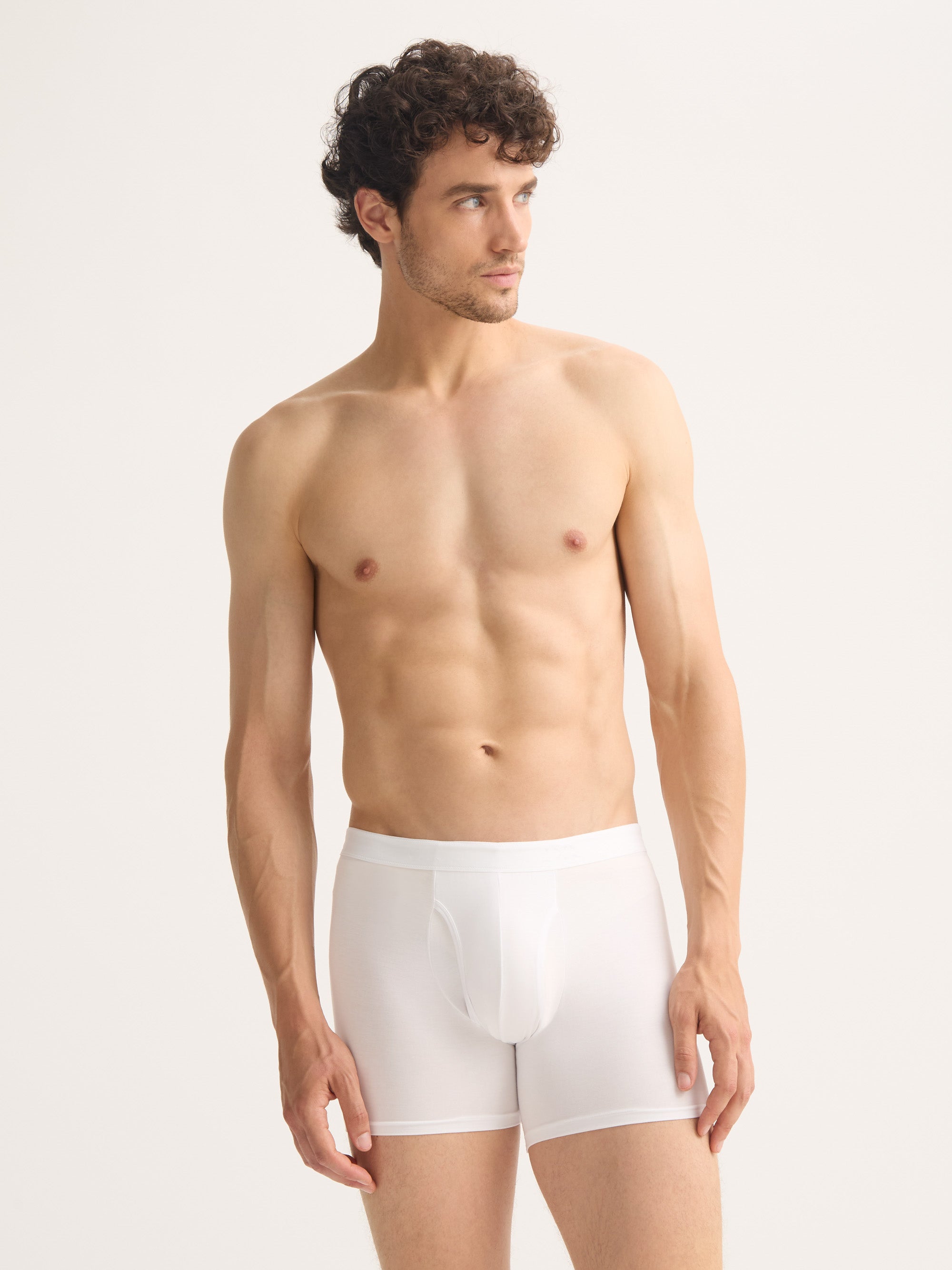 Men's Trunks Alex Micro Modal Stretch White