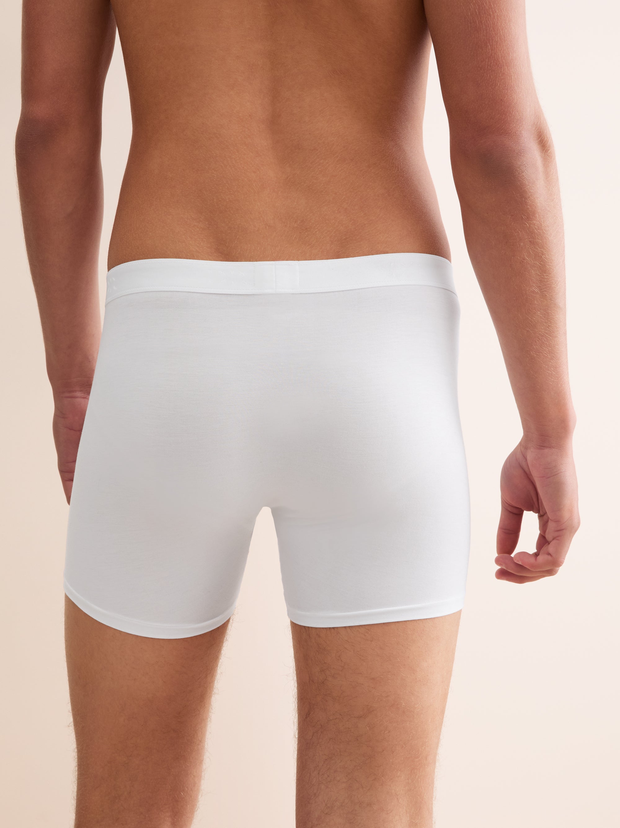 Men's Trunks Alex Micro Modal Stretch White