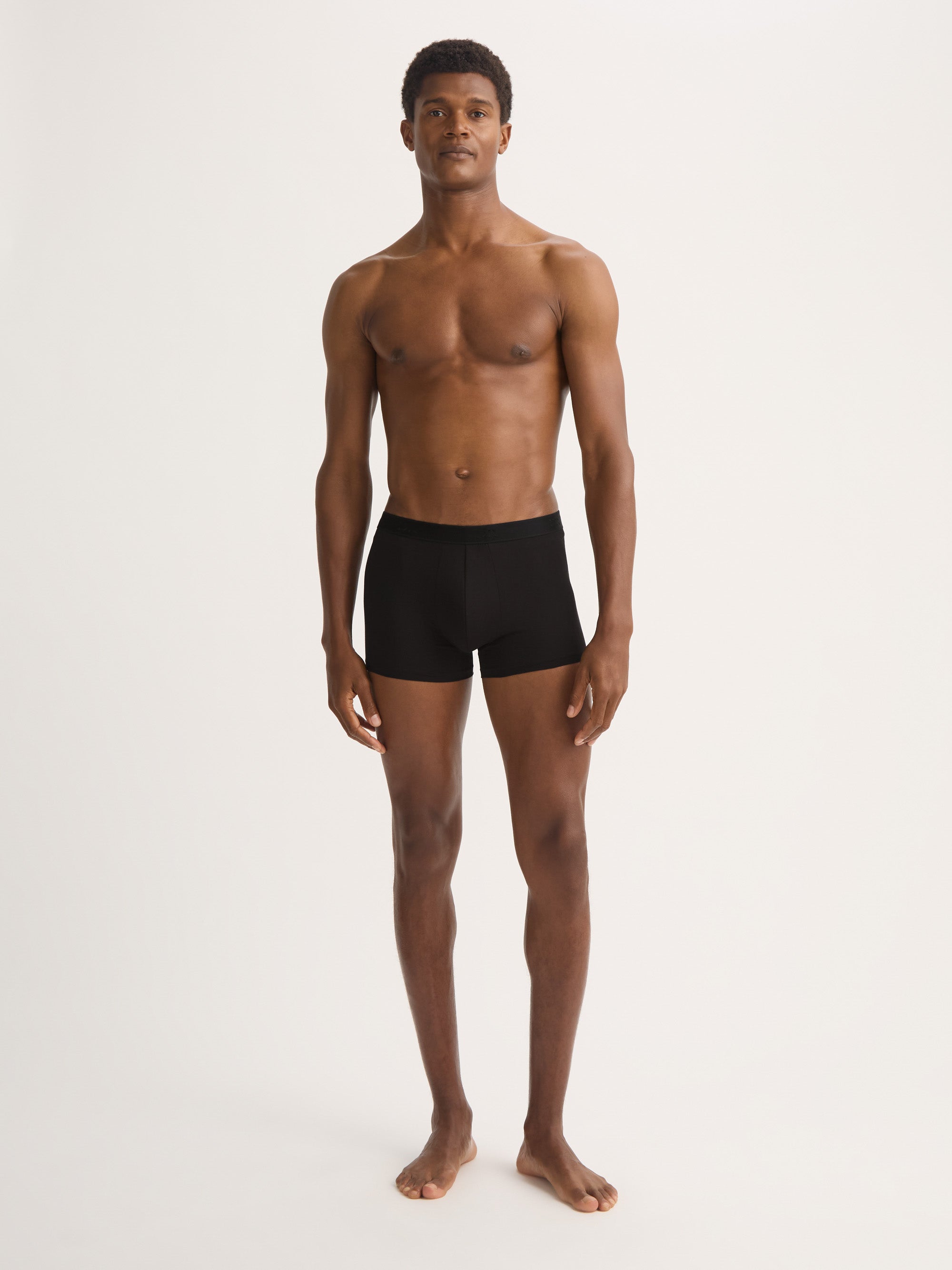 Men's Boxer Briefs Jack Pima Cotton Stretch Black