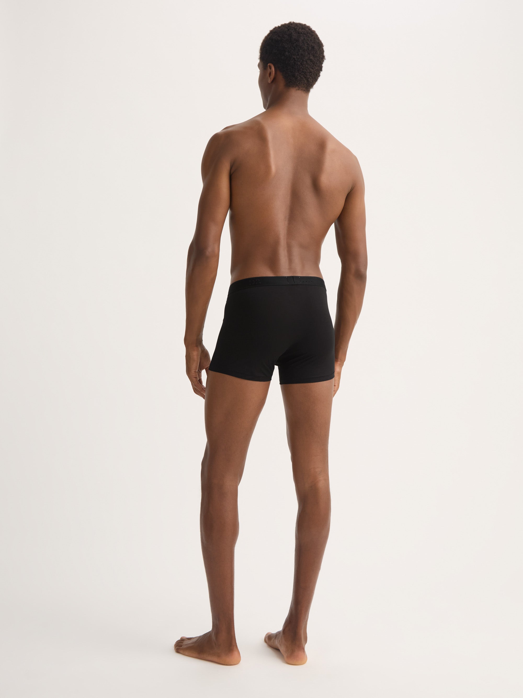 Men's Boxer Briefs Jack Pima Cotton Stretch Black