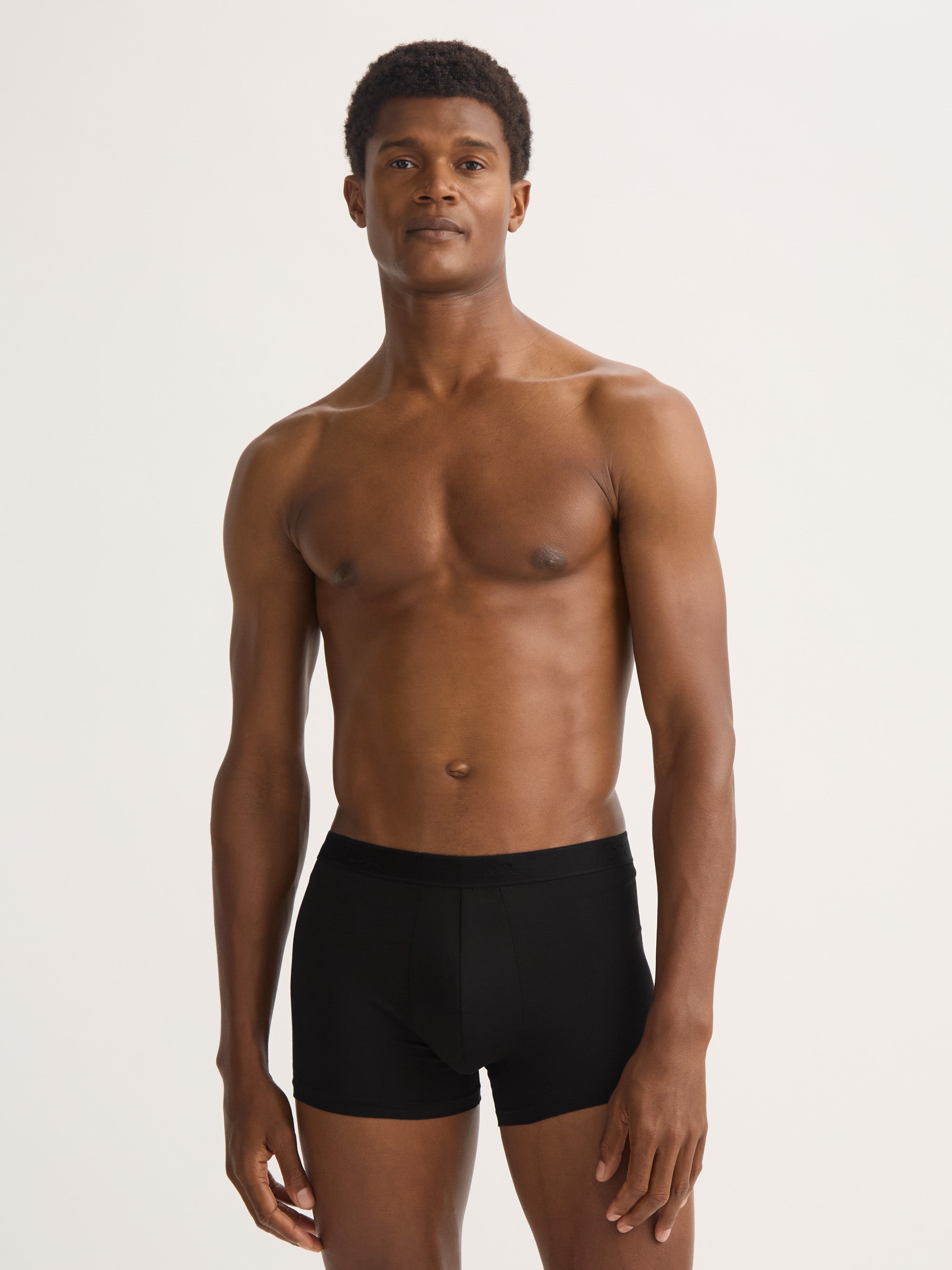 Men's Boxer Briefs Jack Pima Cotton Stretch Black