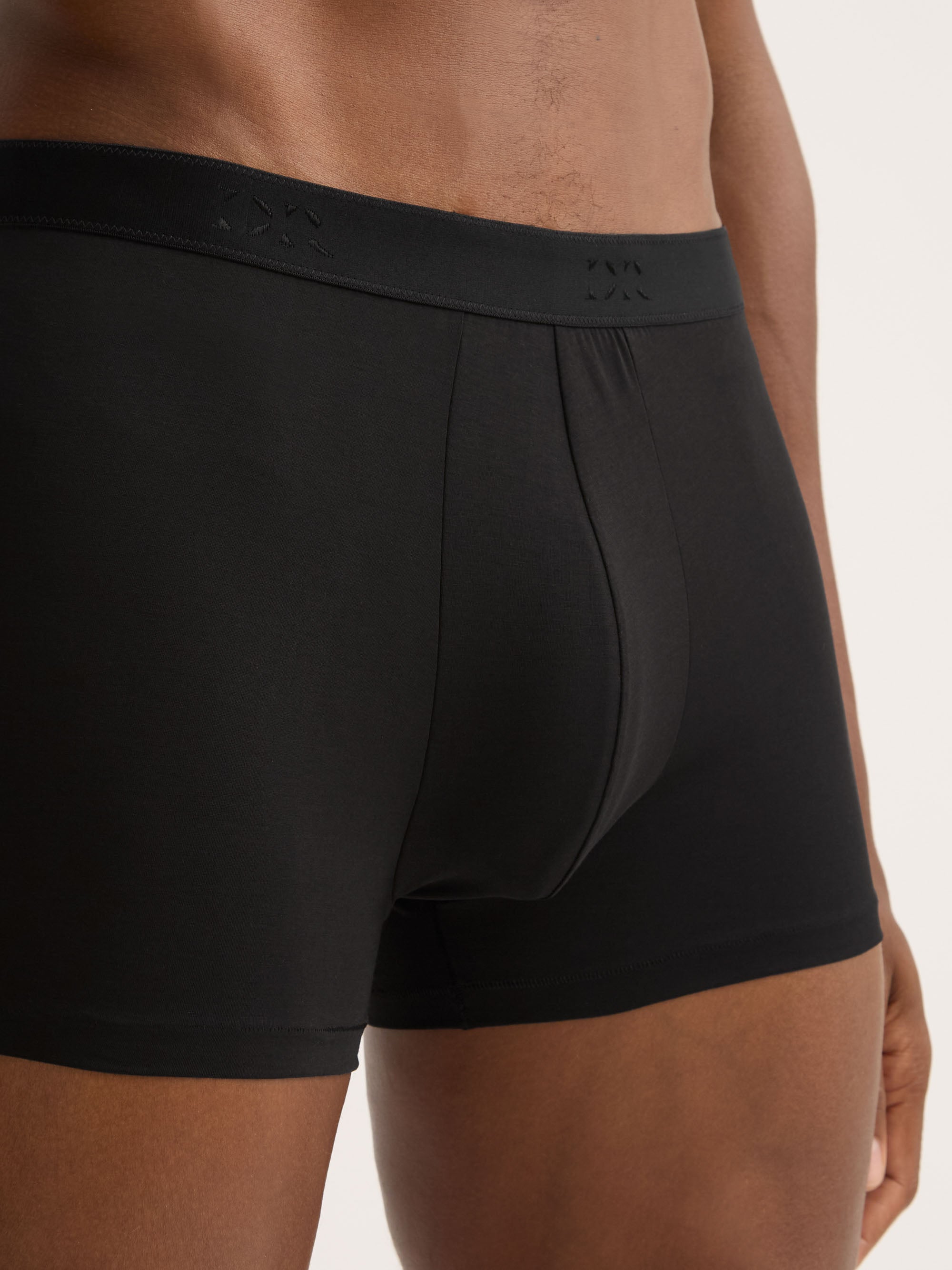 Men's Boxer Briefs Jack Pima Cotton Stretch Black