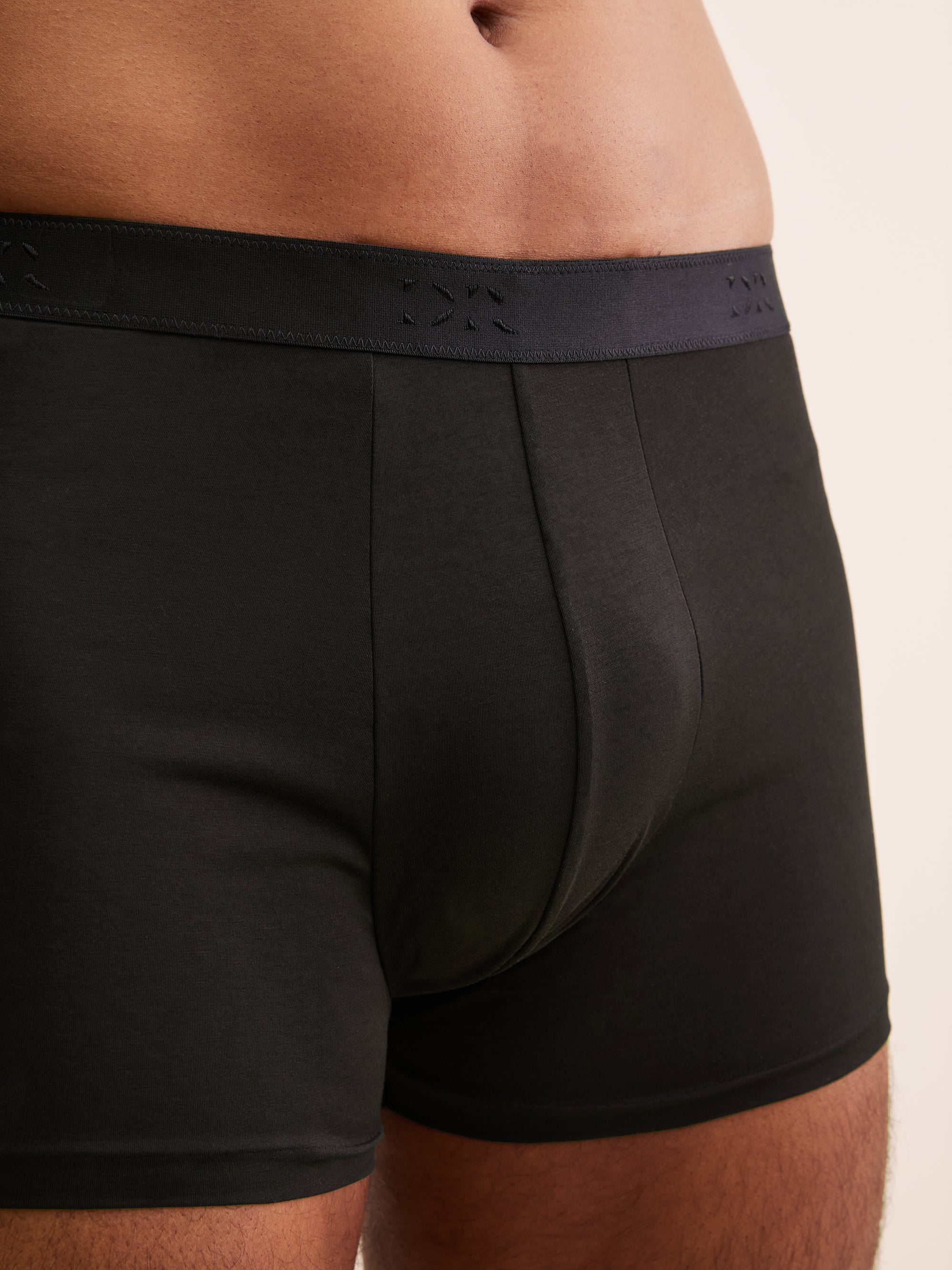 Men's Boxer Briefs Jack Pima Cotton Stretch Black