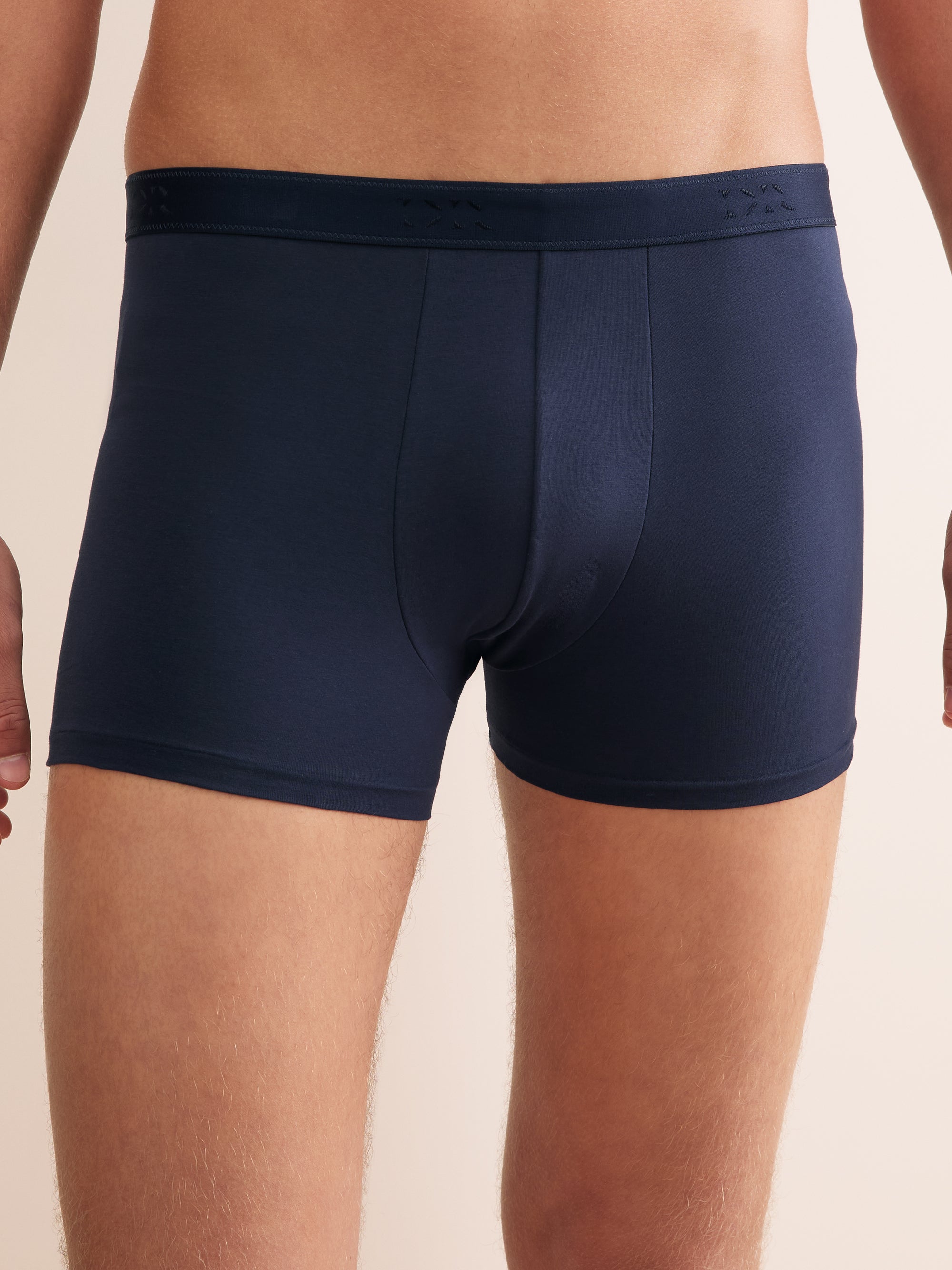 Men's Boxer Briefs Jack Pima Cotton Stretch Navy