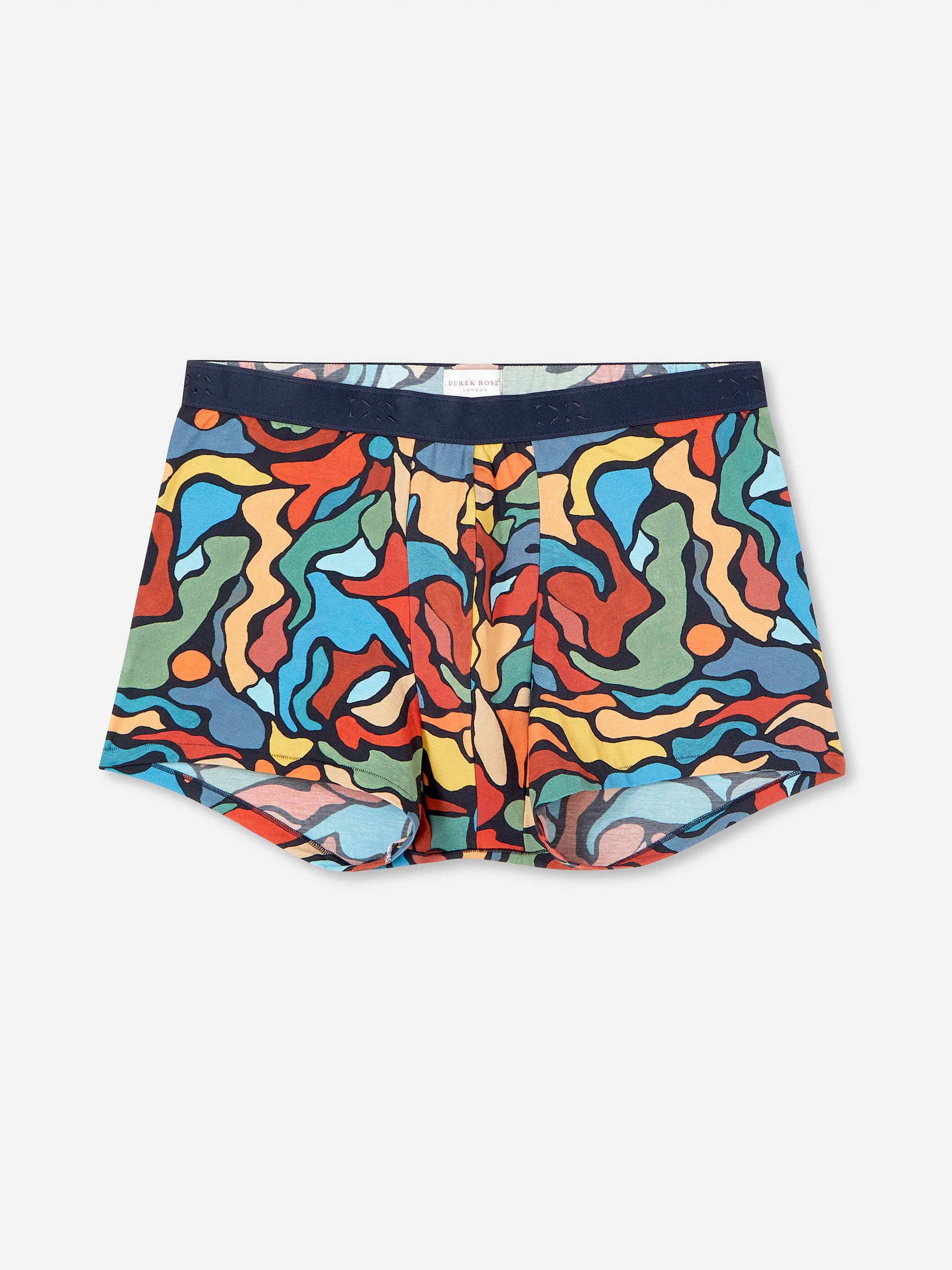 Men's Boxer Briefs Pima Cotton Stretch Multi Abstract Print