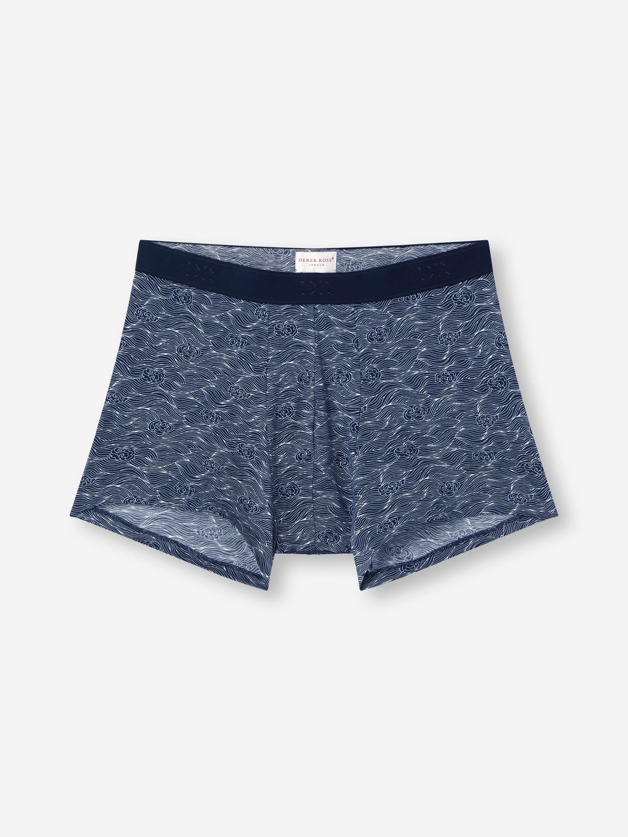 Men's Boxer Briefs Cotton Navy Blue Night Sky Print
