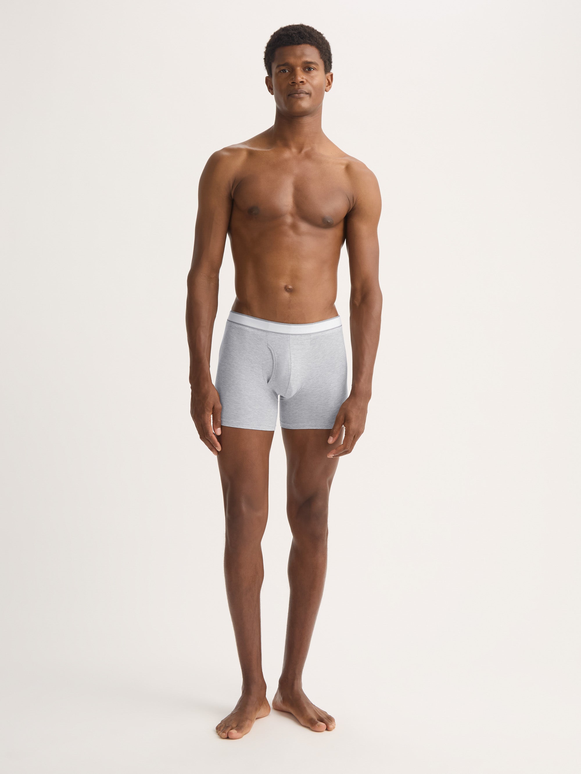 Men's Trunks Ethan Micro Modal Stretch Silver Marl