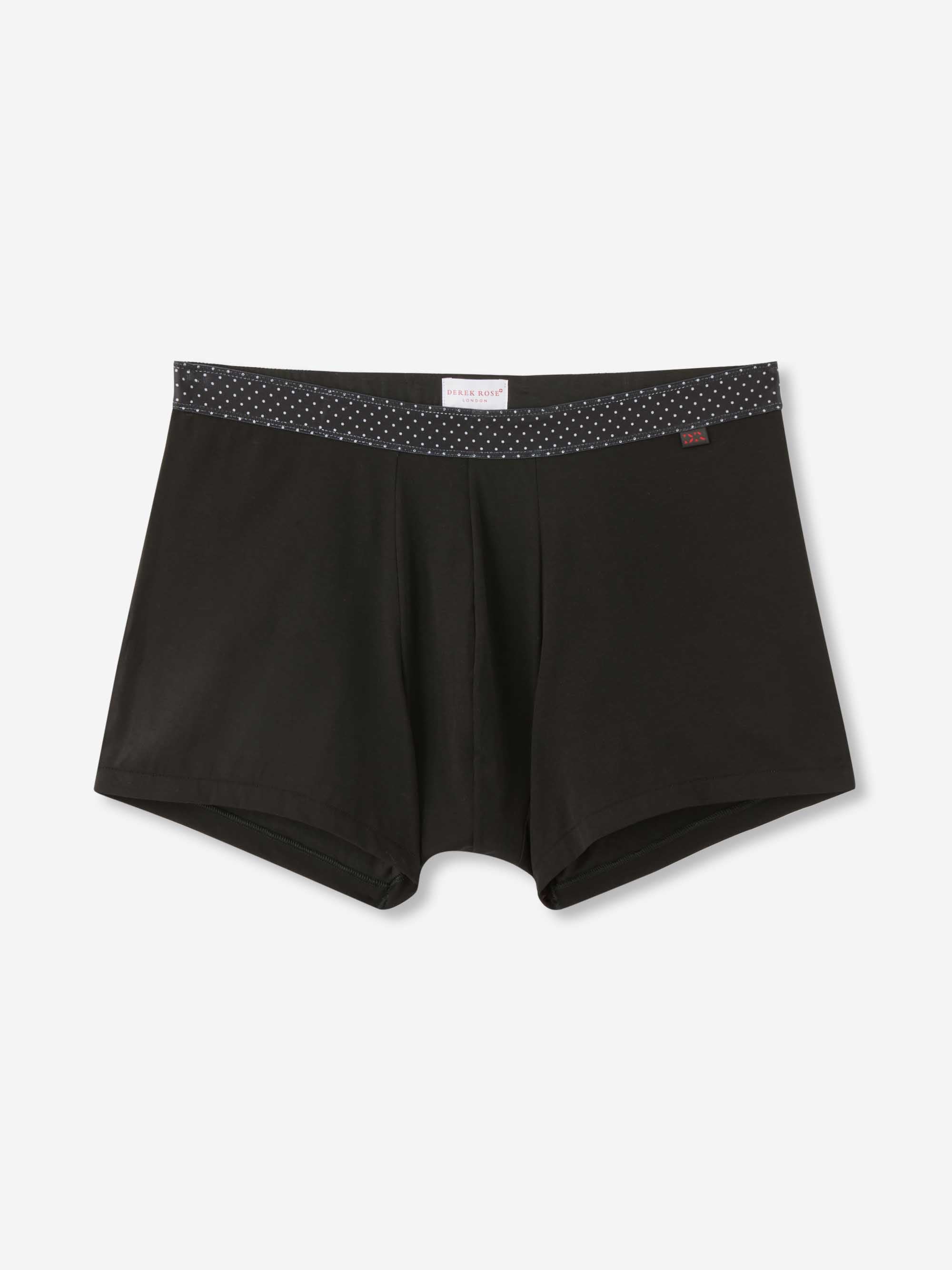 Men's Boxer Briefs Band 65 Pima Cotton Stretch Black