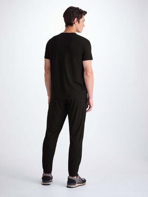 Men's Track Pants Basel Micro Modal Stretch Black