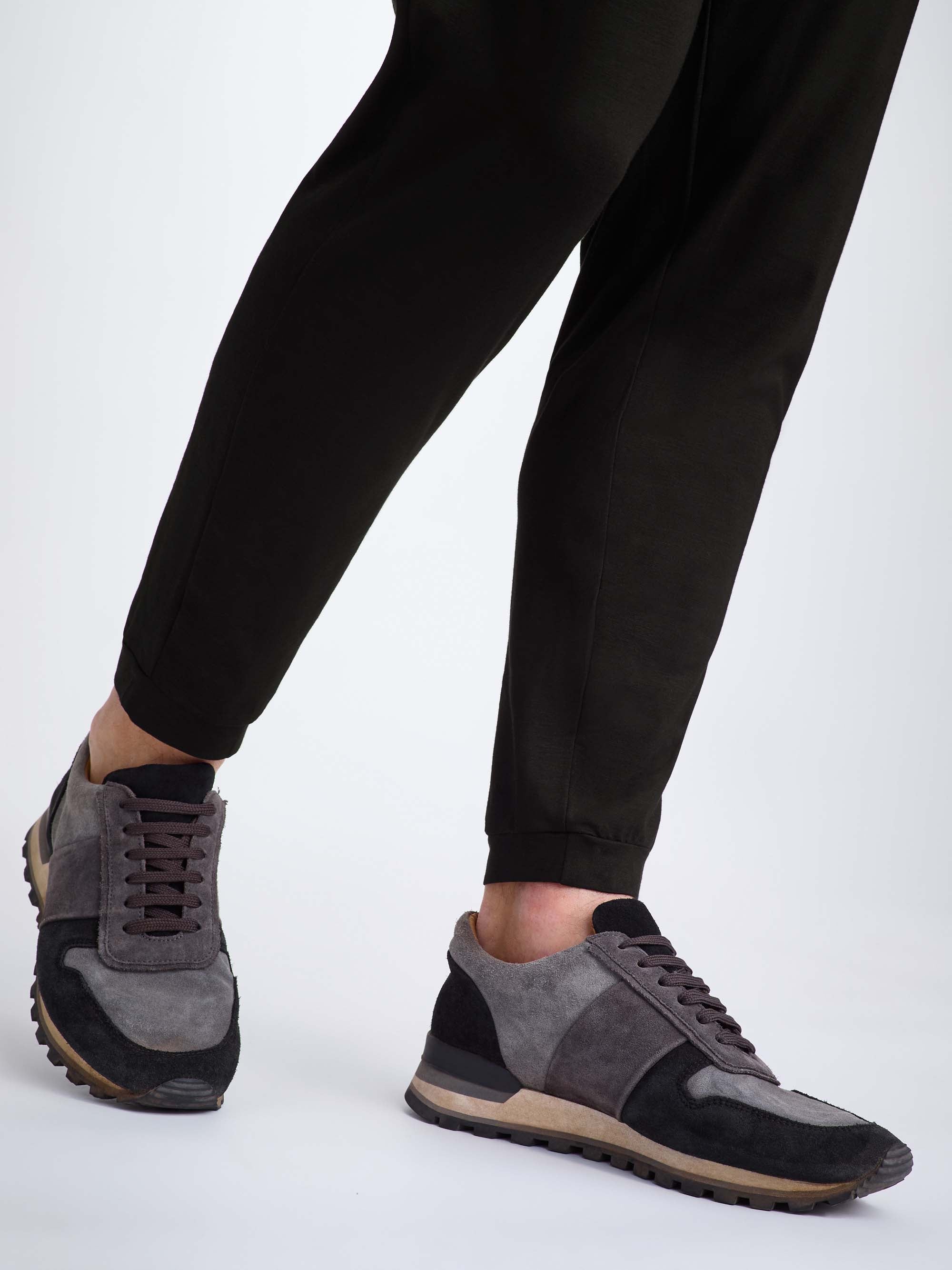 Men's Track Pants Basel Micro Modal Stretch Black