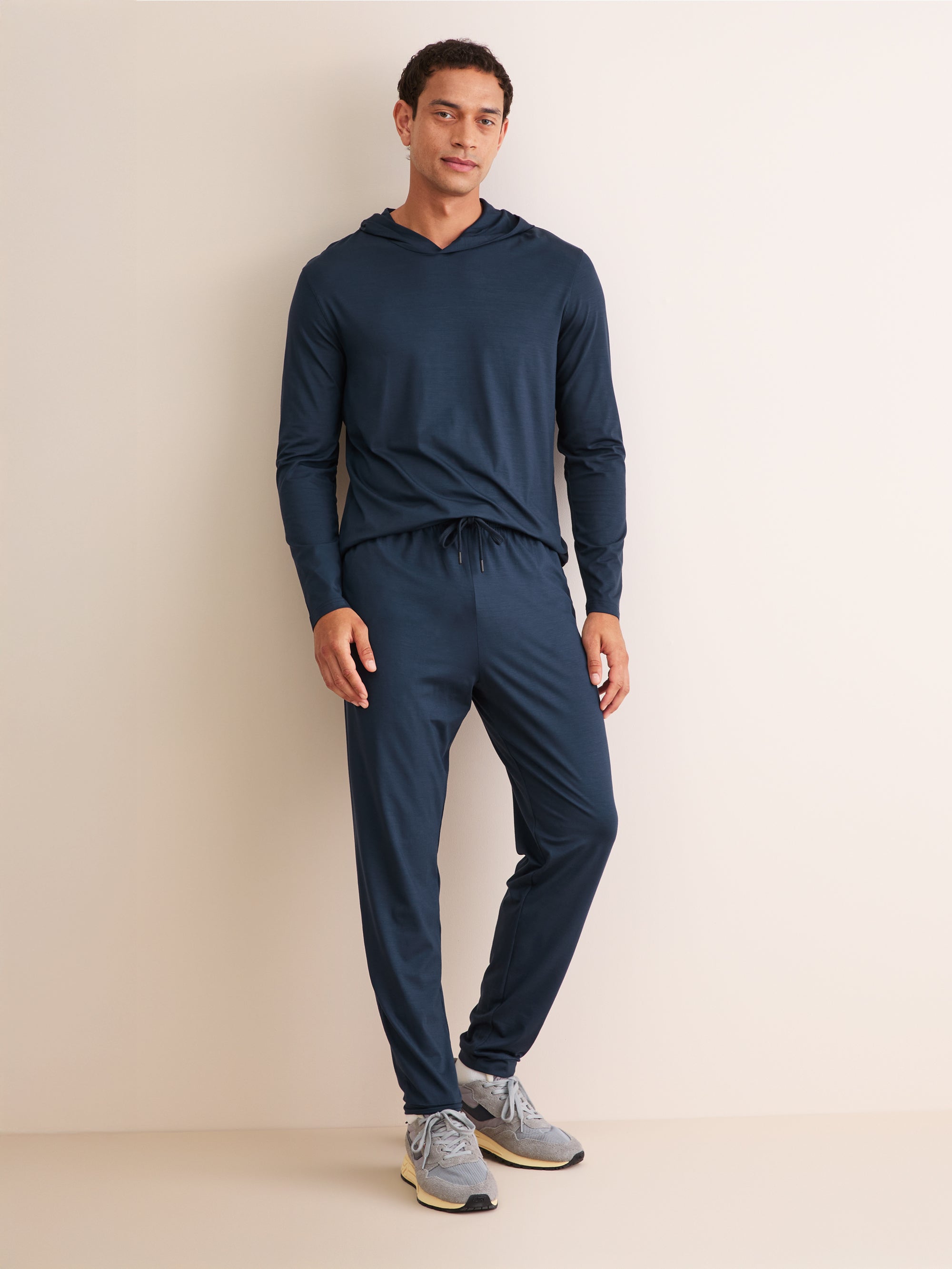 Men's Track Pants Basel Micro Modal Stretch Navy
