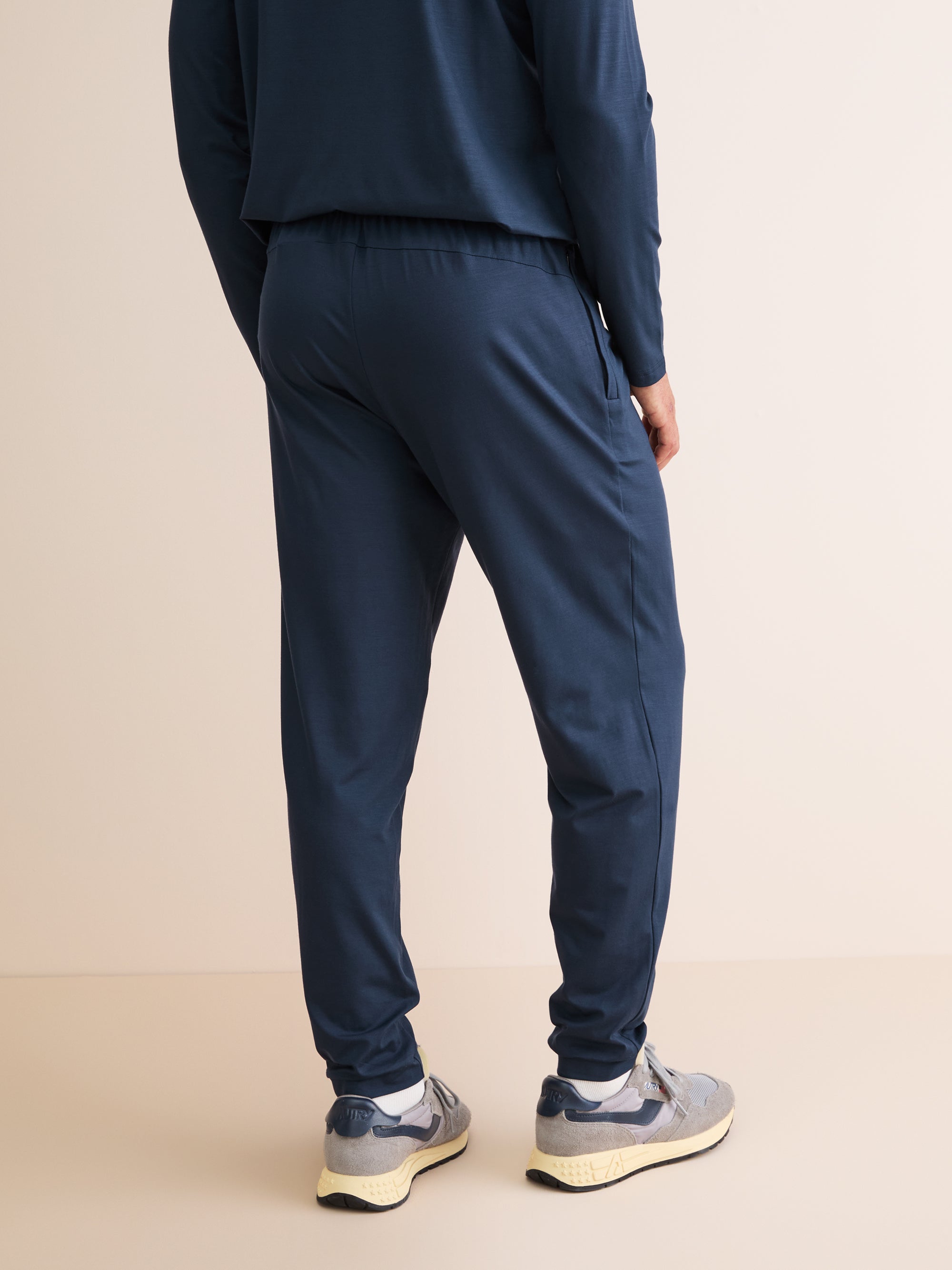 Men's Track Pants Basel Micro Modal Stretch Navy