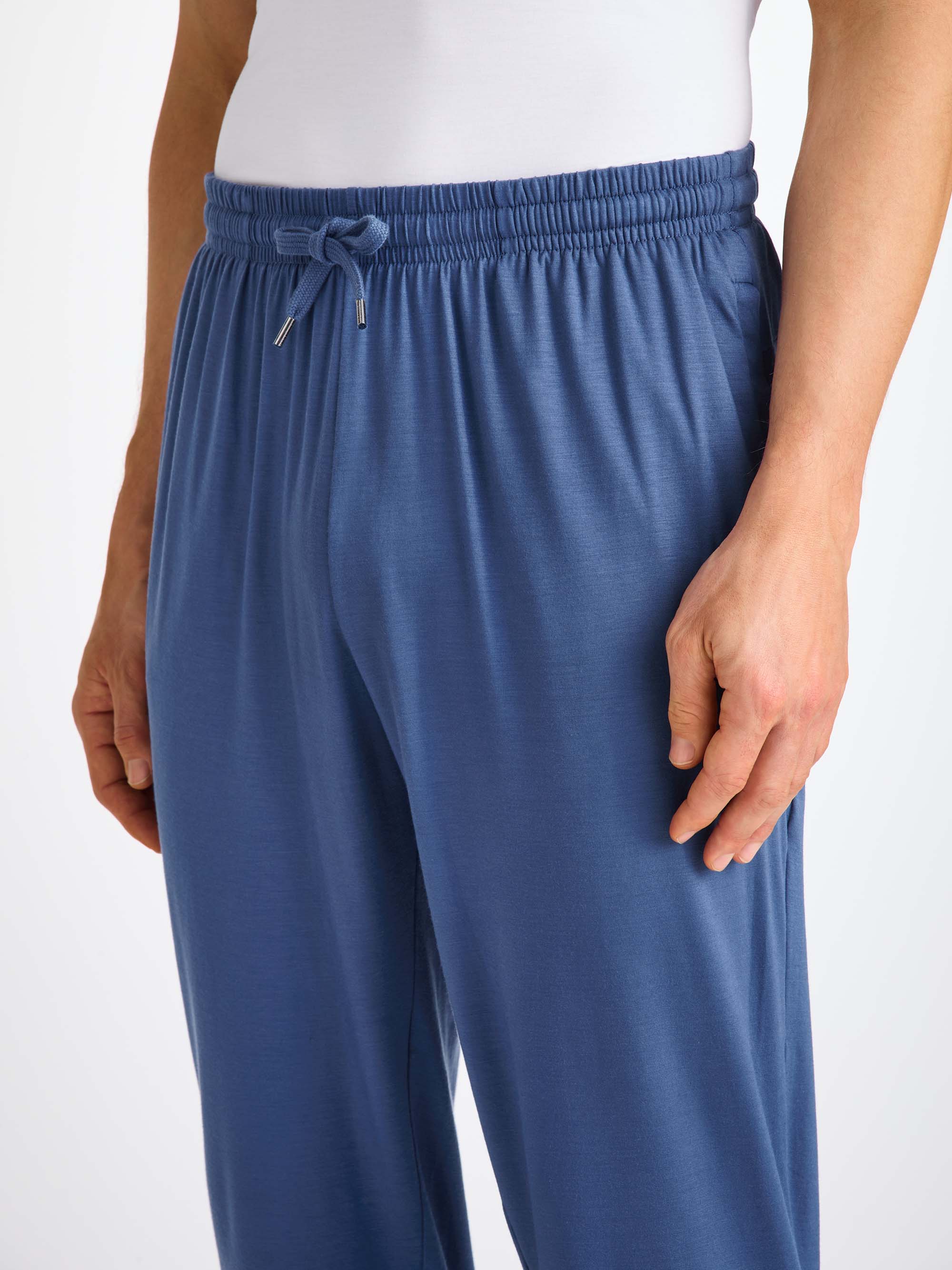Men's Track Pants Basel Micro Modal Stretch Sapphire