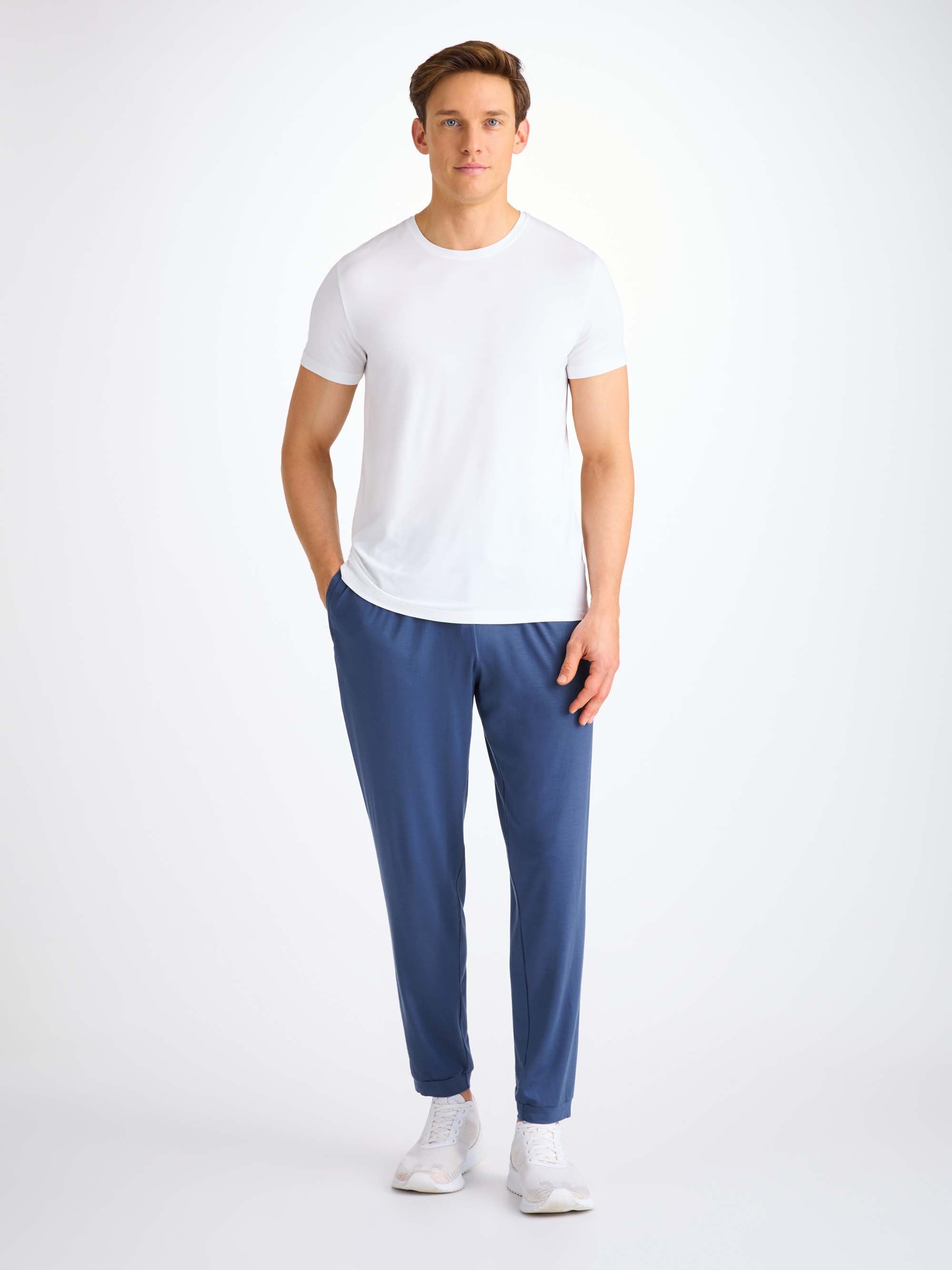 Men's Track Pants Basel Micro Modal Stretch Sapphire