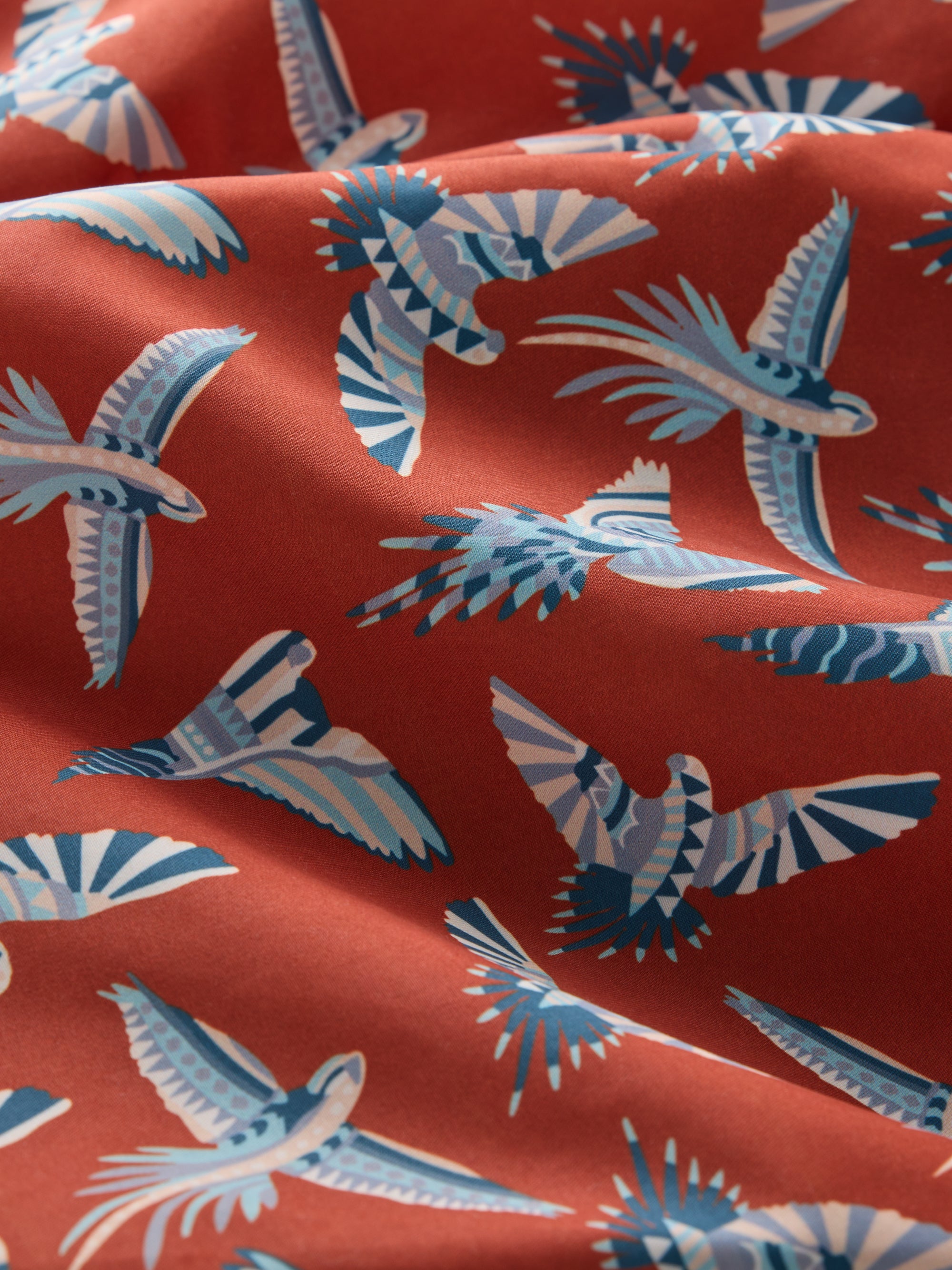 Men's Swim Shorts Parakeets of London Burnt Orange