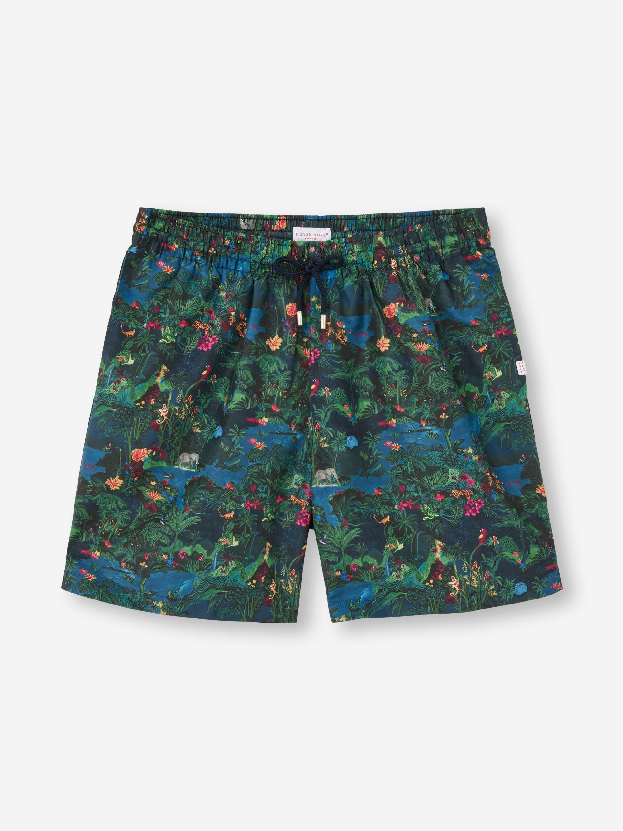 Men's Swim Shorts Multi Midnight Jungle Print