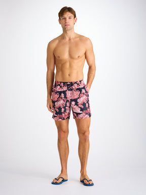 Men's Swim Shorts Navy Island Hopping Print