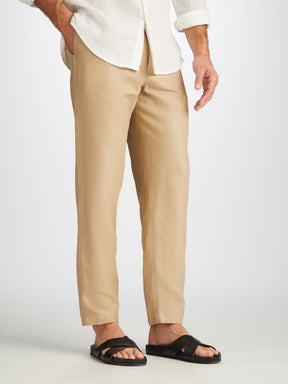 Men's Trousers Sydney Linen Sand