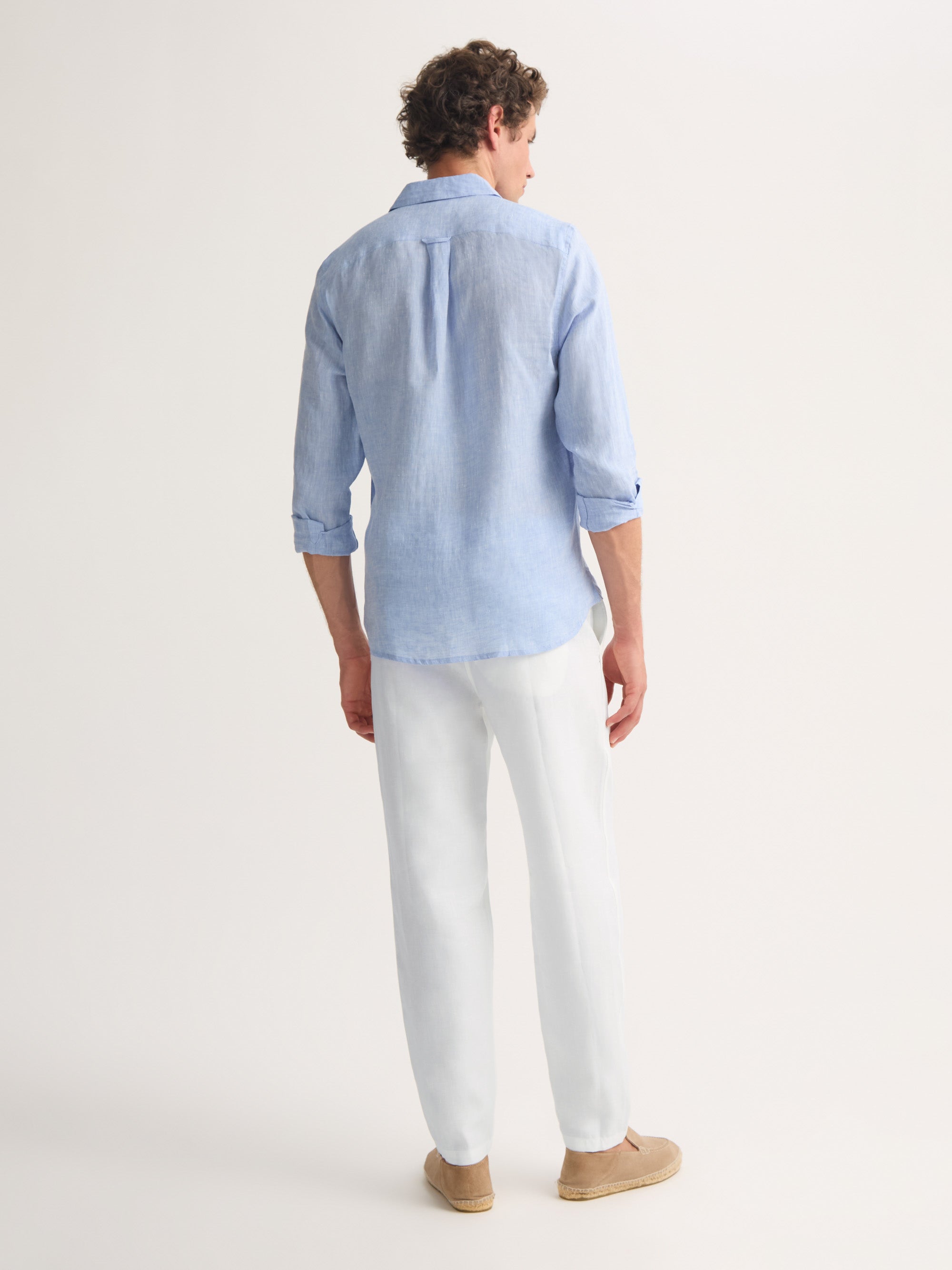 Men's Pants Sydney Linen White