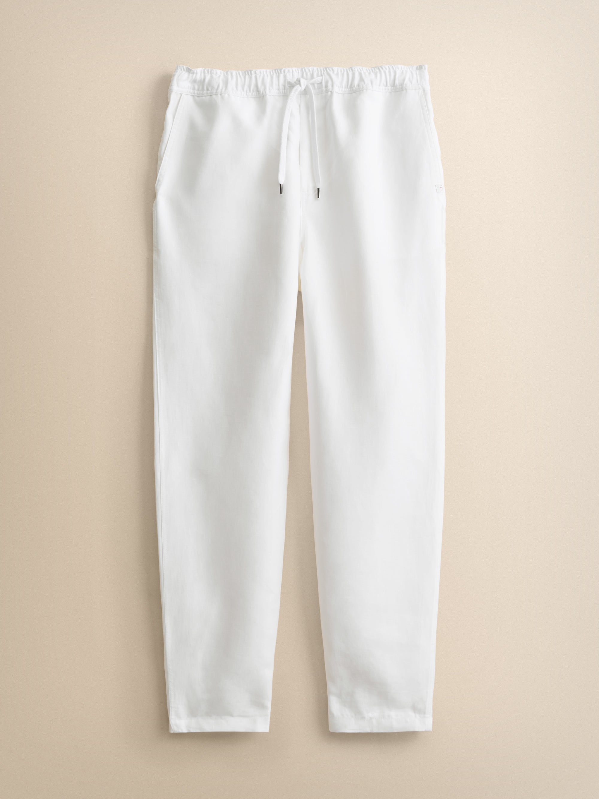 Sydney Linen Pants White