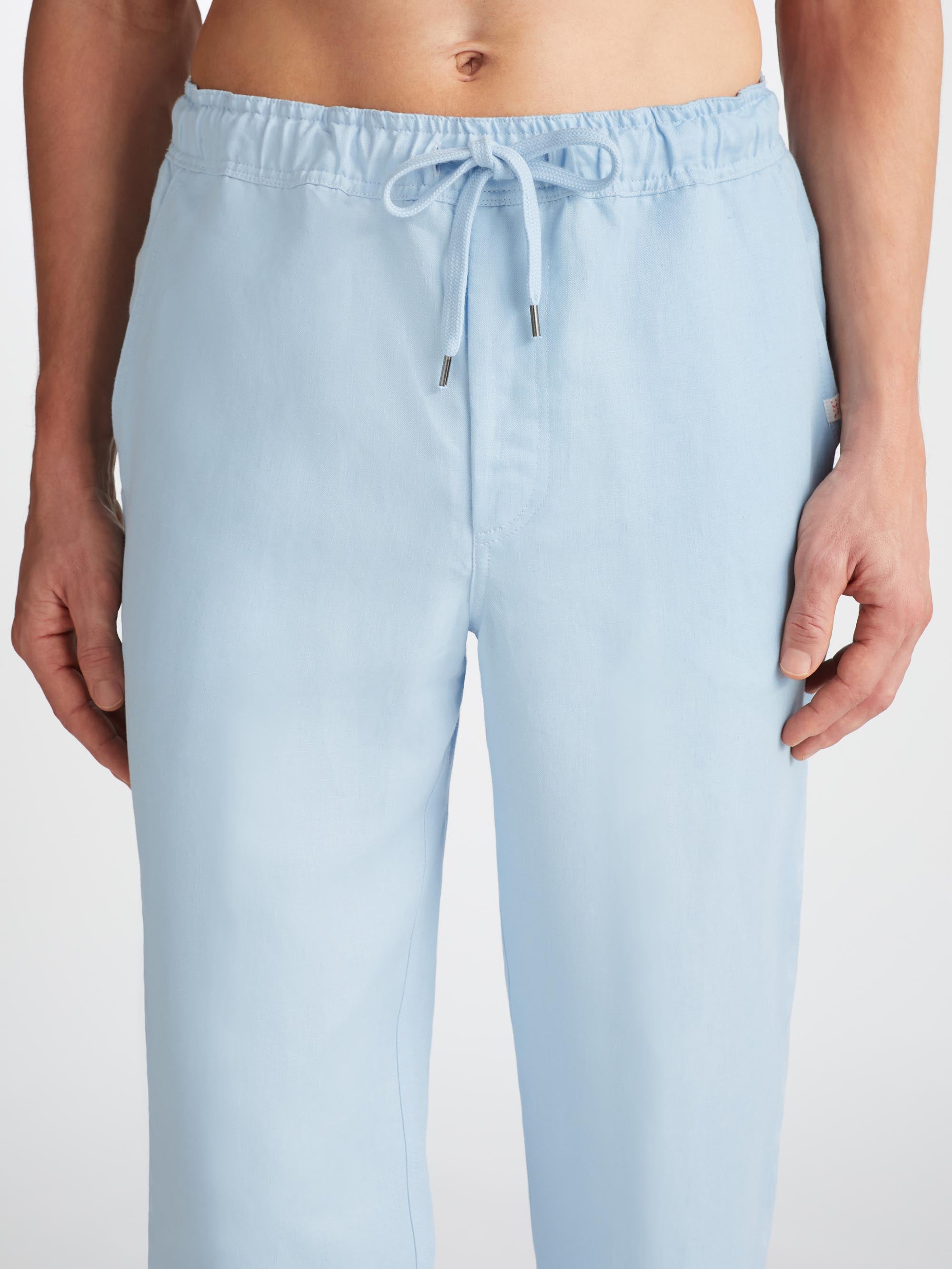 Men's Trousers Sydney 2 Linen Blue