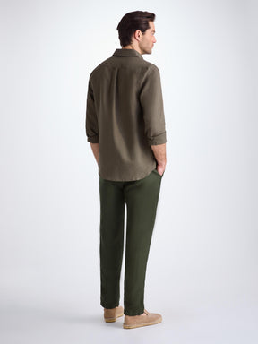 Men's Pants Sydney Linen Khaki